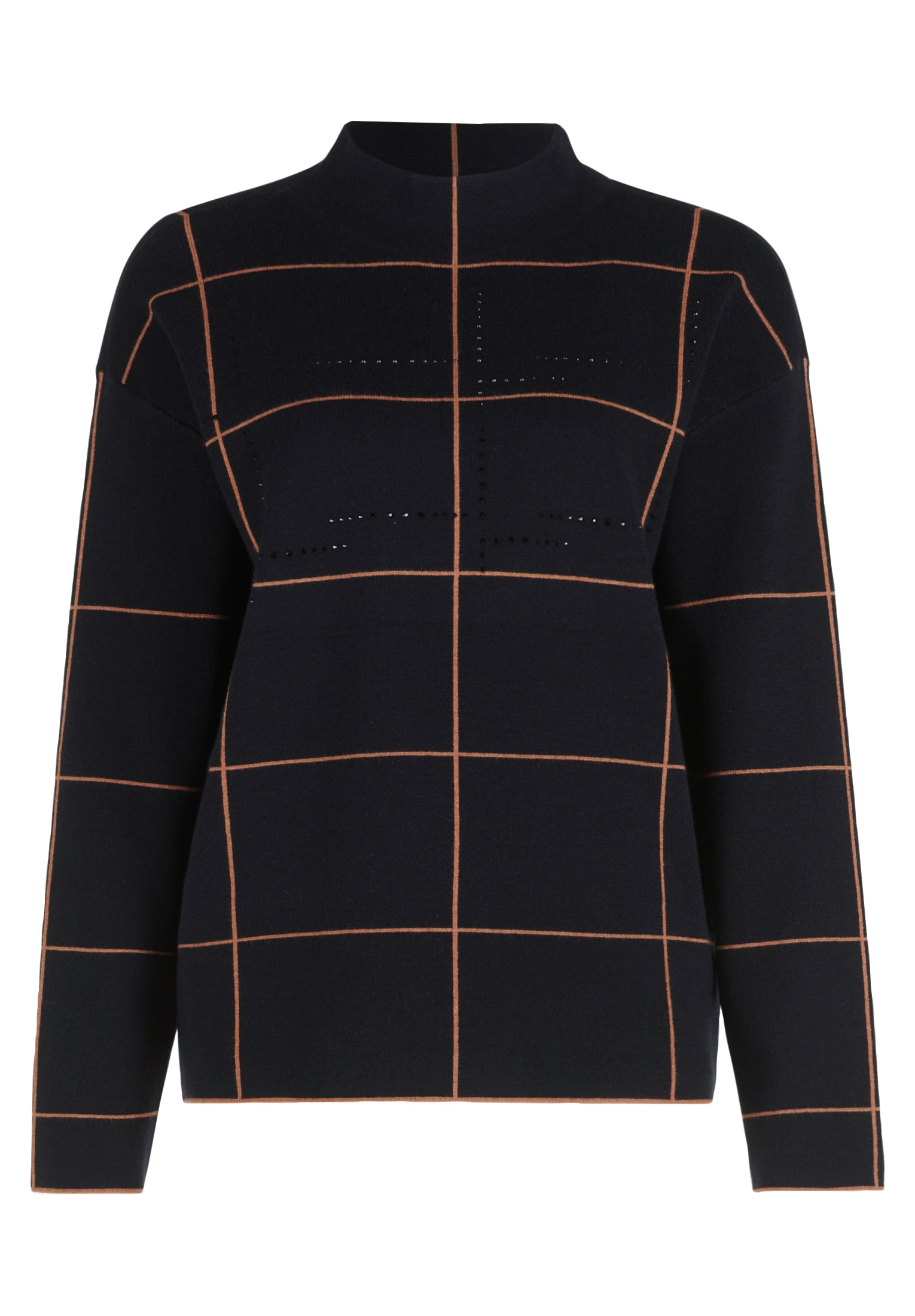 Betty Barclay Strickpullover »Betty Barclay Strickpullover langarm«, (1 tlg.), Glitzersteine