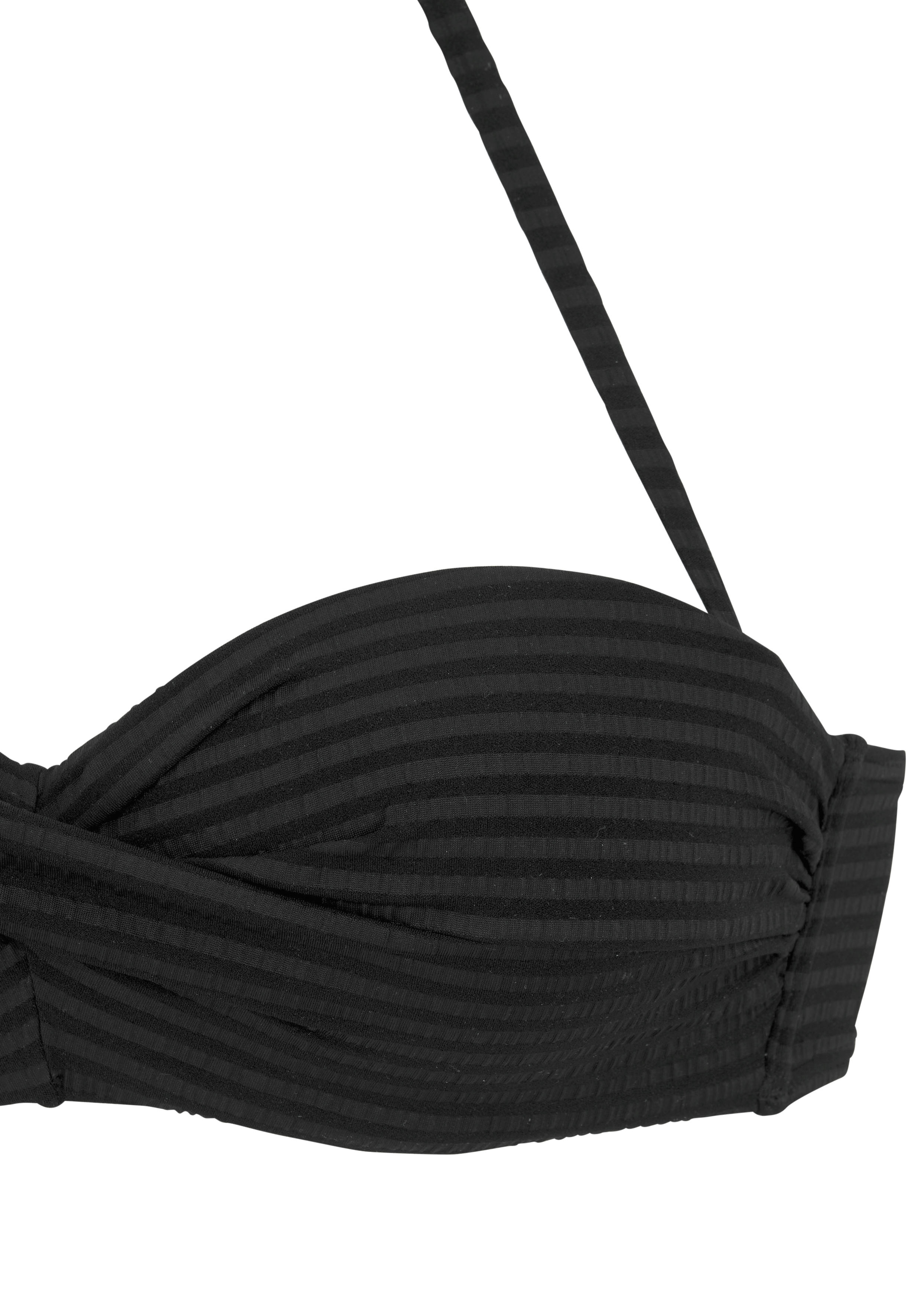 Thumbnail - Venice Beach Bügel-Bandeau-Bikini, aus edler Strukturware