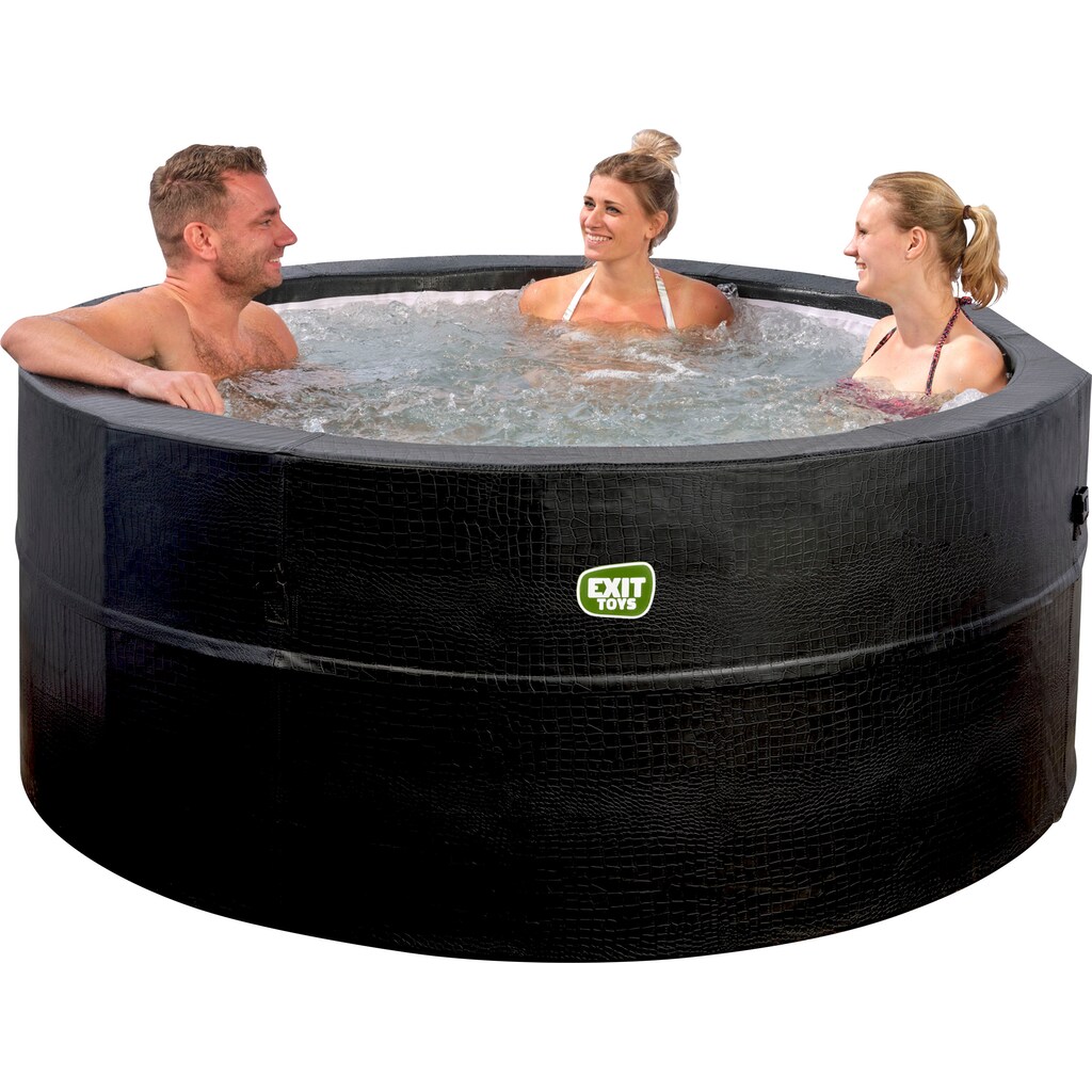 EXIT Whirlpool »Leather Premium«, Aufstellbecken, 120 Luftdüsen, ØxH: 184x73 cm, für 4 Personen