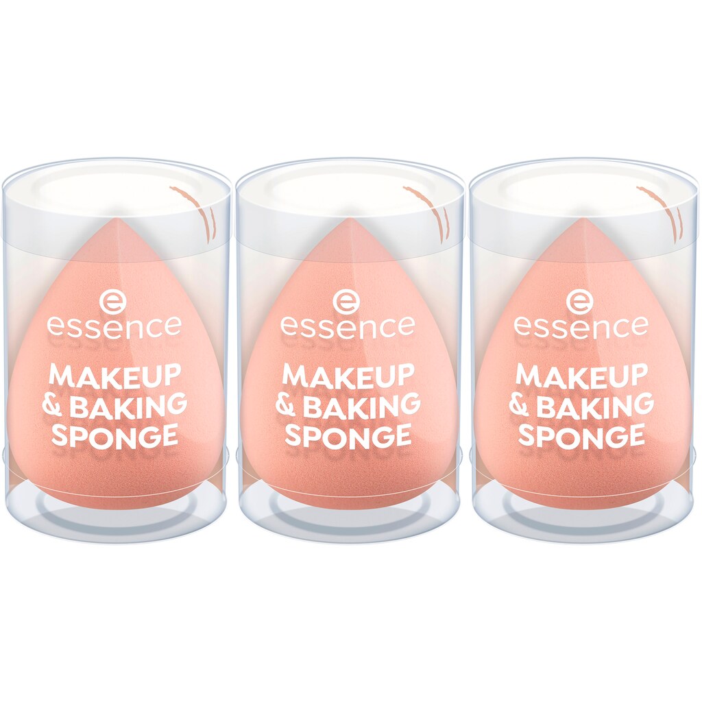 Essence Make-up Schwamm »MAKEUP AND BAKING SPONGE«, (Set, 3 tlg.)