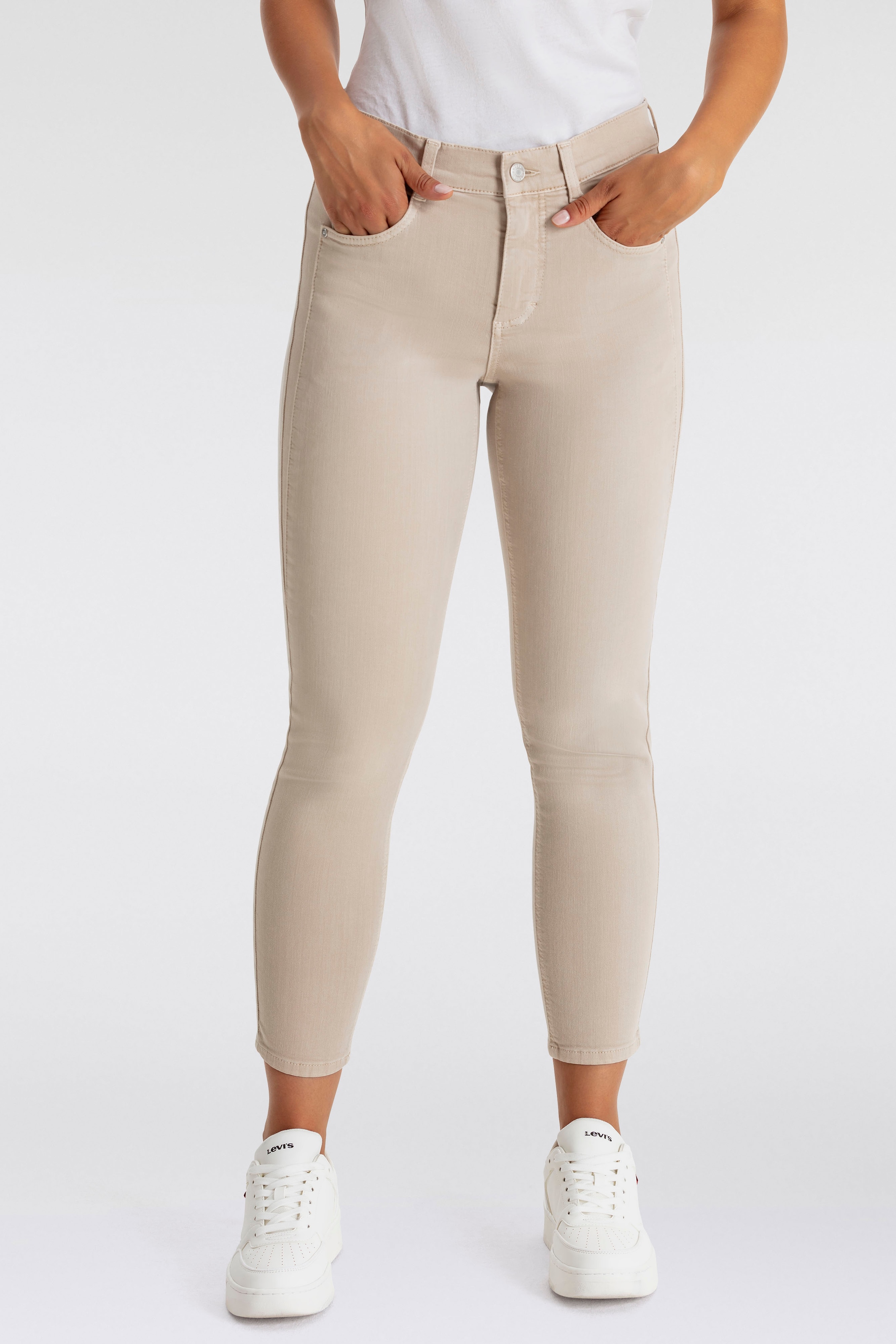 ANGELS 7/8-Jeans "ORNELLA" mit Used-Waschung günstig online kaufen