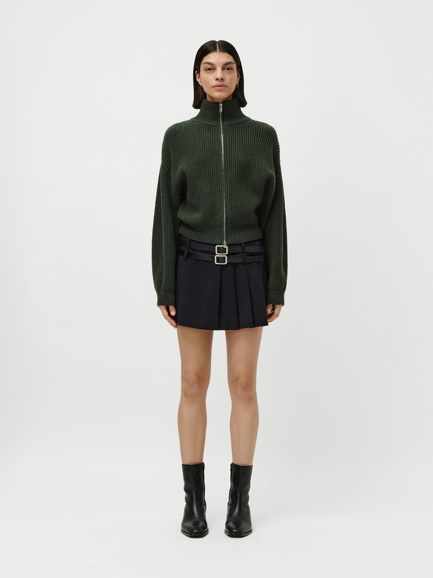 LeGer Strickjacke »Cindy, LeGer by Lena Gercke«, Regular fit mit Rundhalsausschnitt