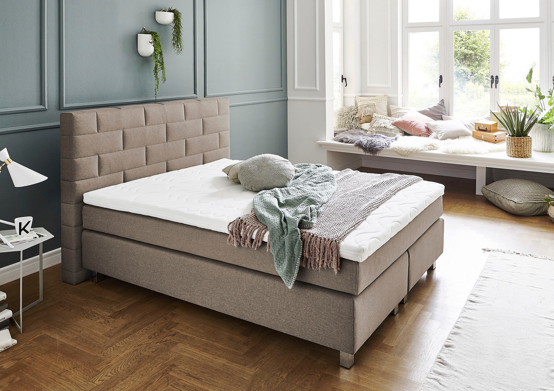 Westfalia Schlafkomfort Boxspringbett, mit Topper günstig online kaufen