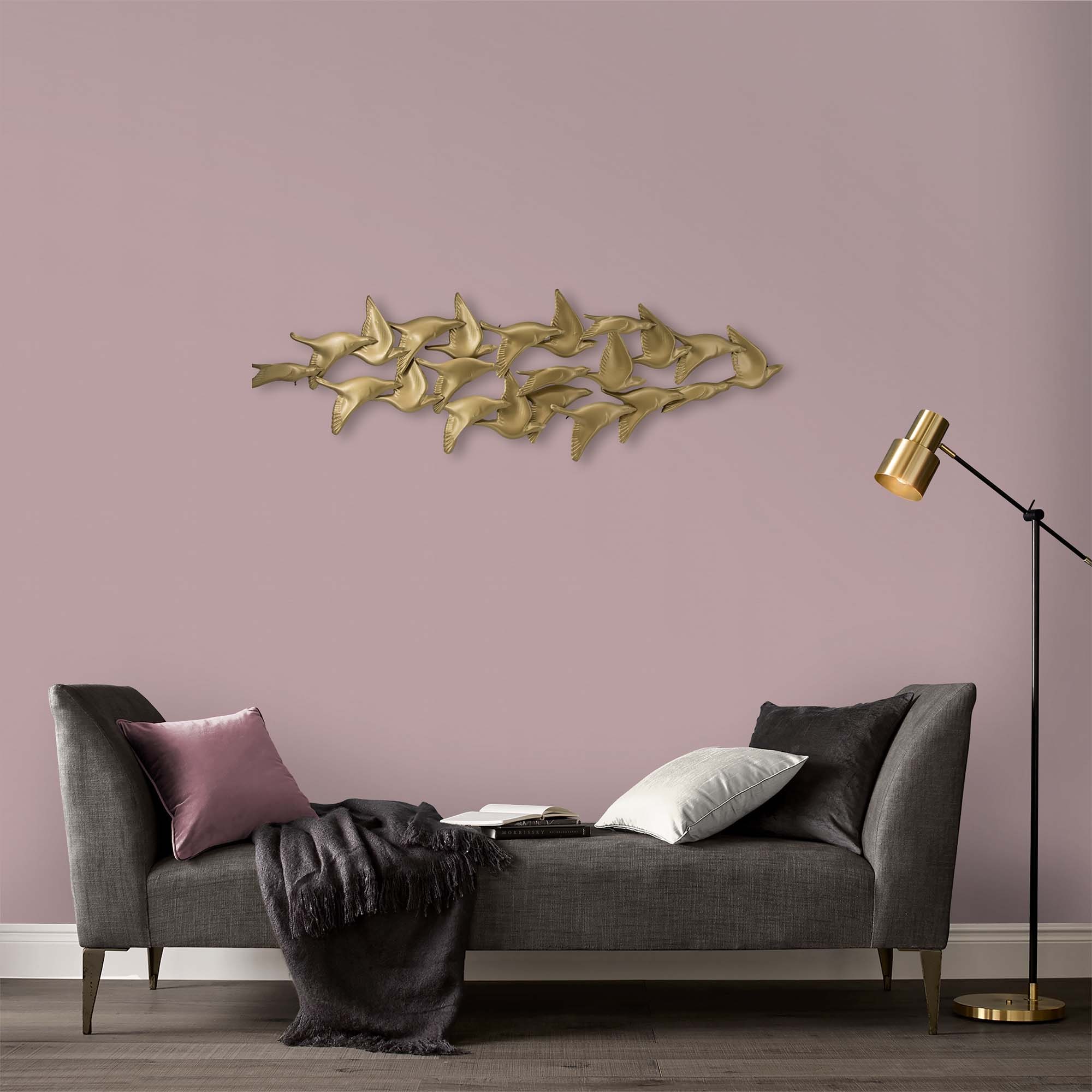 Art for the home Metallbild "Goldene Vögel", (1 St.) günstig online kaufen