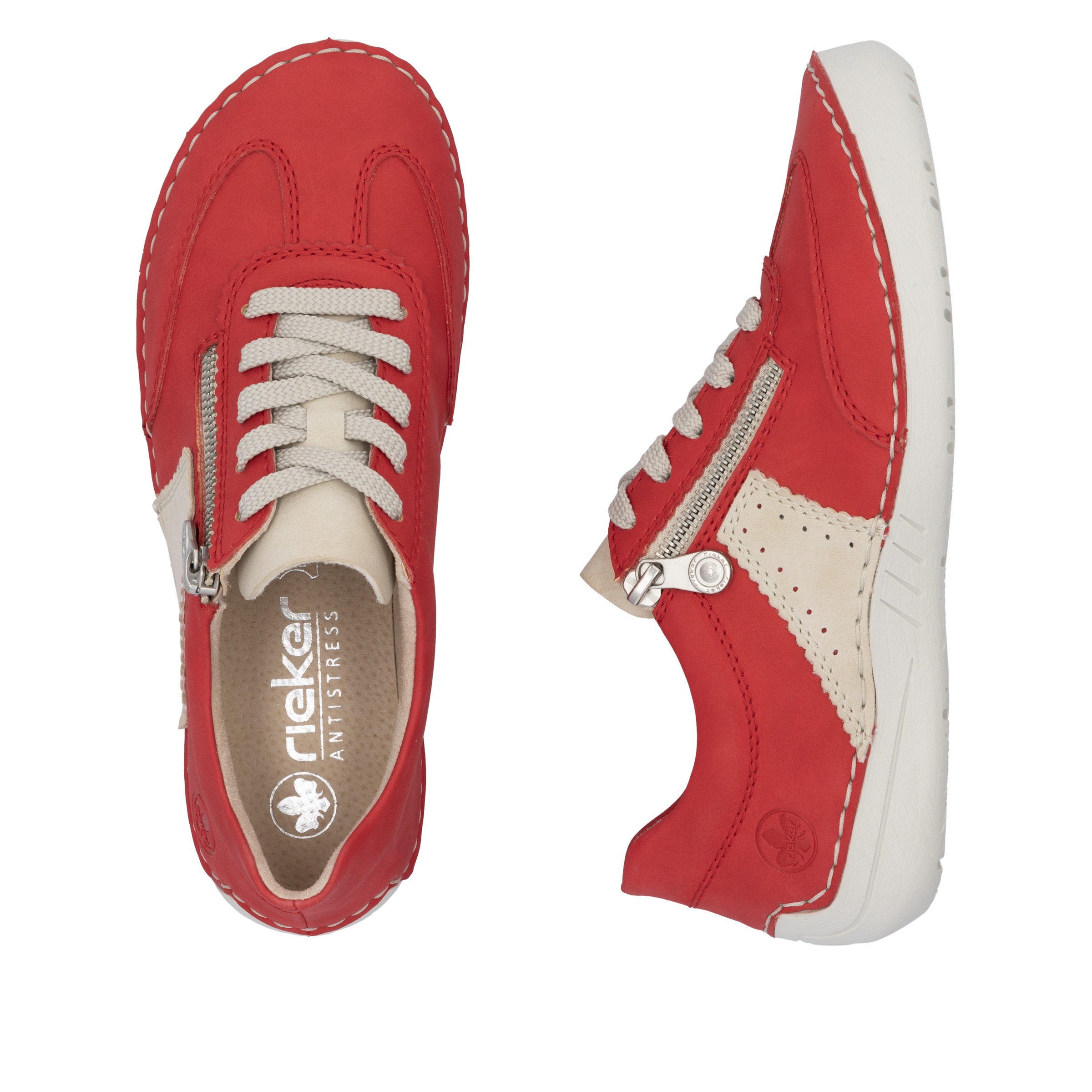 Rieker Sneaker Red/Beige 38 3