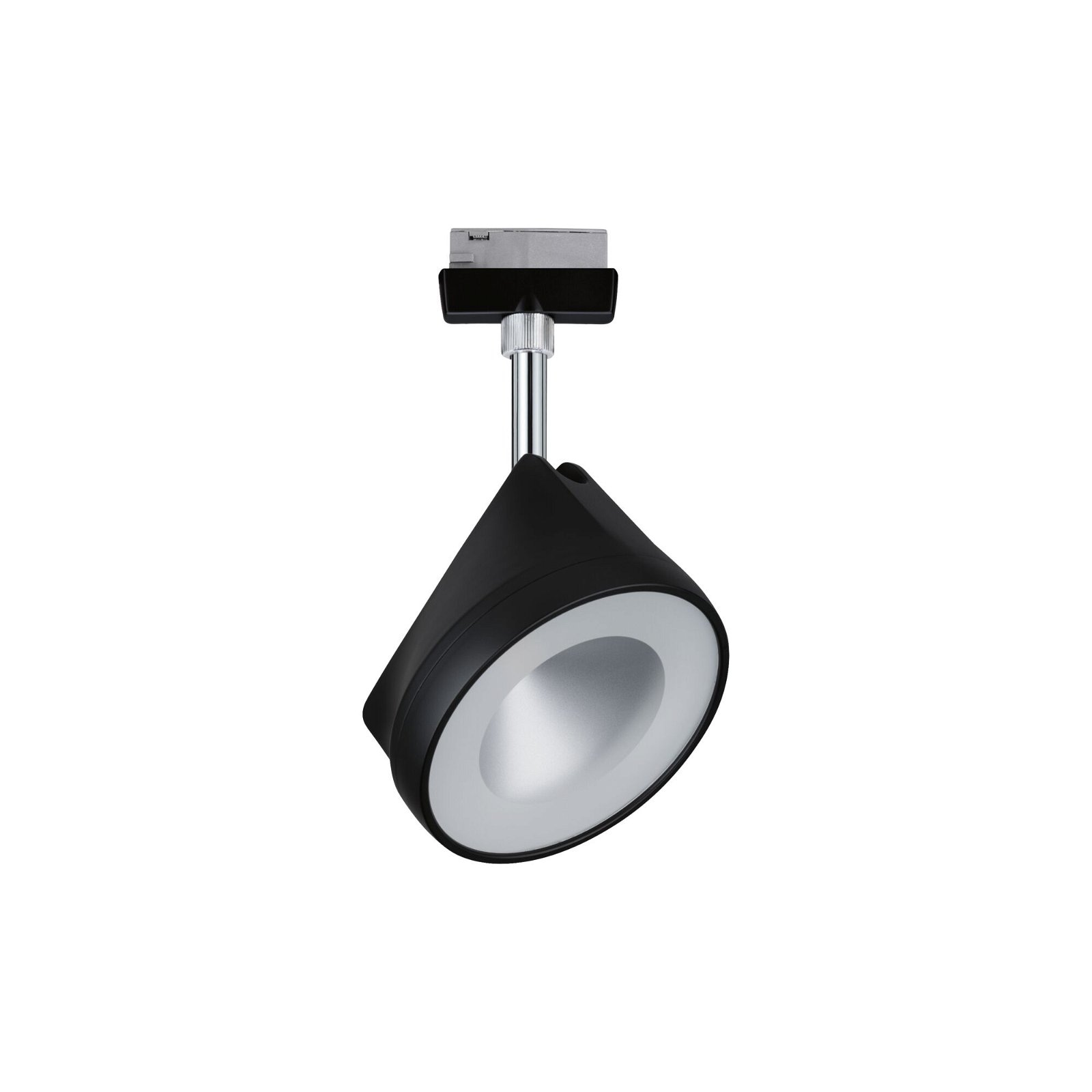 Paulmann Schienensystem-Leuchten »URail Schienenspot Arena 800lm 14W 2700K 230V Schwarz matt, Chrom«, Einzelspot, dimmbar