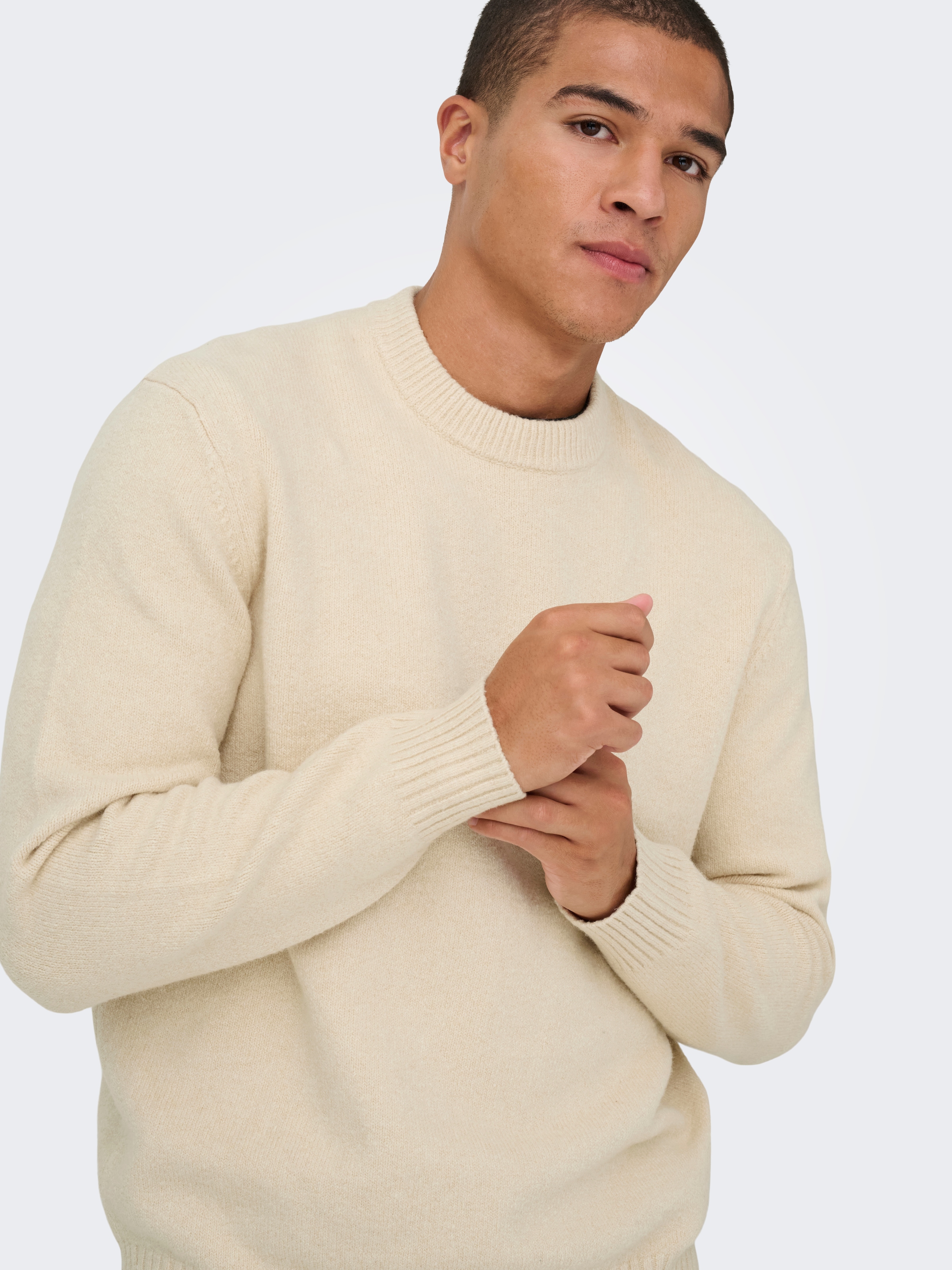 ONLY & SONS Strickpullover »ONSJAMES RLX CREW KNIT«