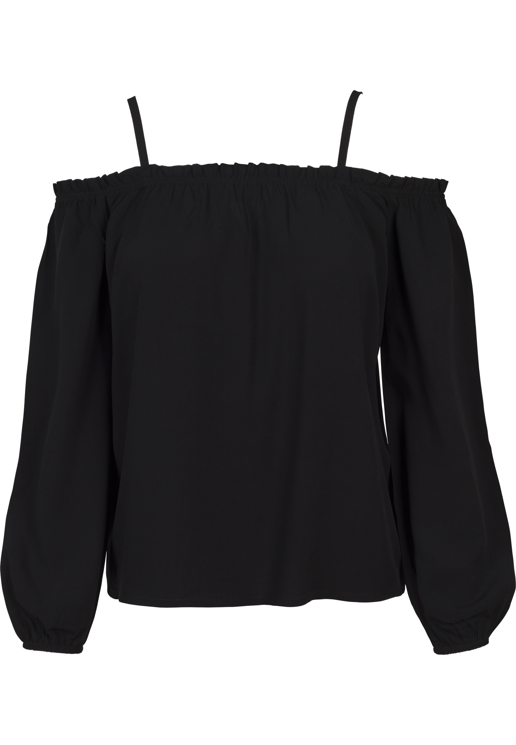 URBAN CLASSICS Langarmshirt "Urban Classics Damen Ladies Cold Shoulder Longsleeve" 1 Stk.