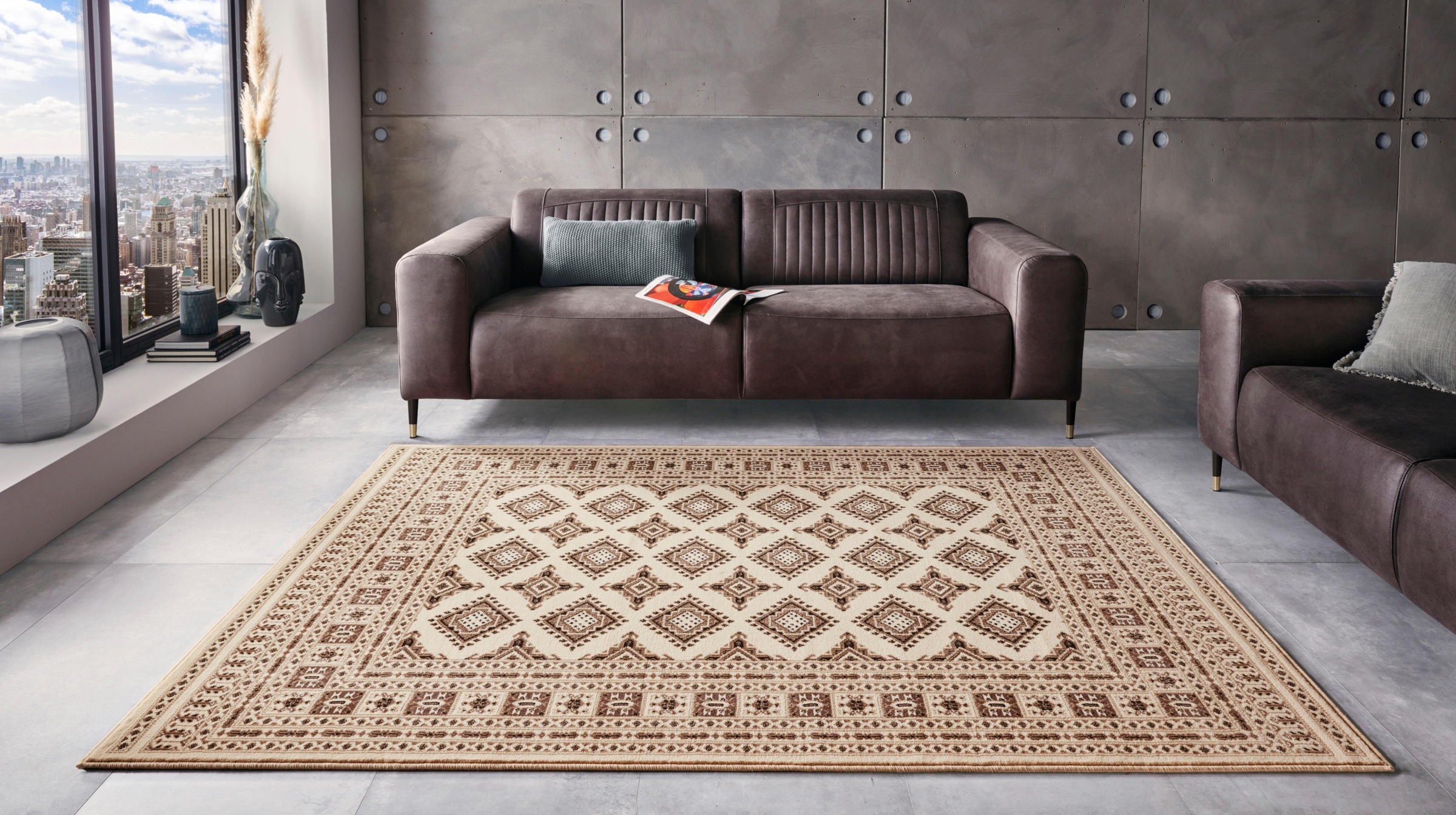 NOURISTAN Läufer »Sao Buchara«, rechteckig, 9 mm Höhe, Kurzflor, Orientalisch, Teppich, Modern, Wohnzimmer, Flur, Esszimmer