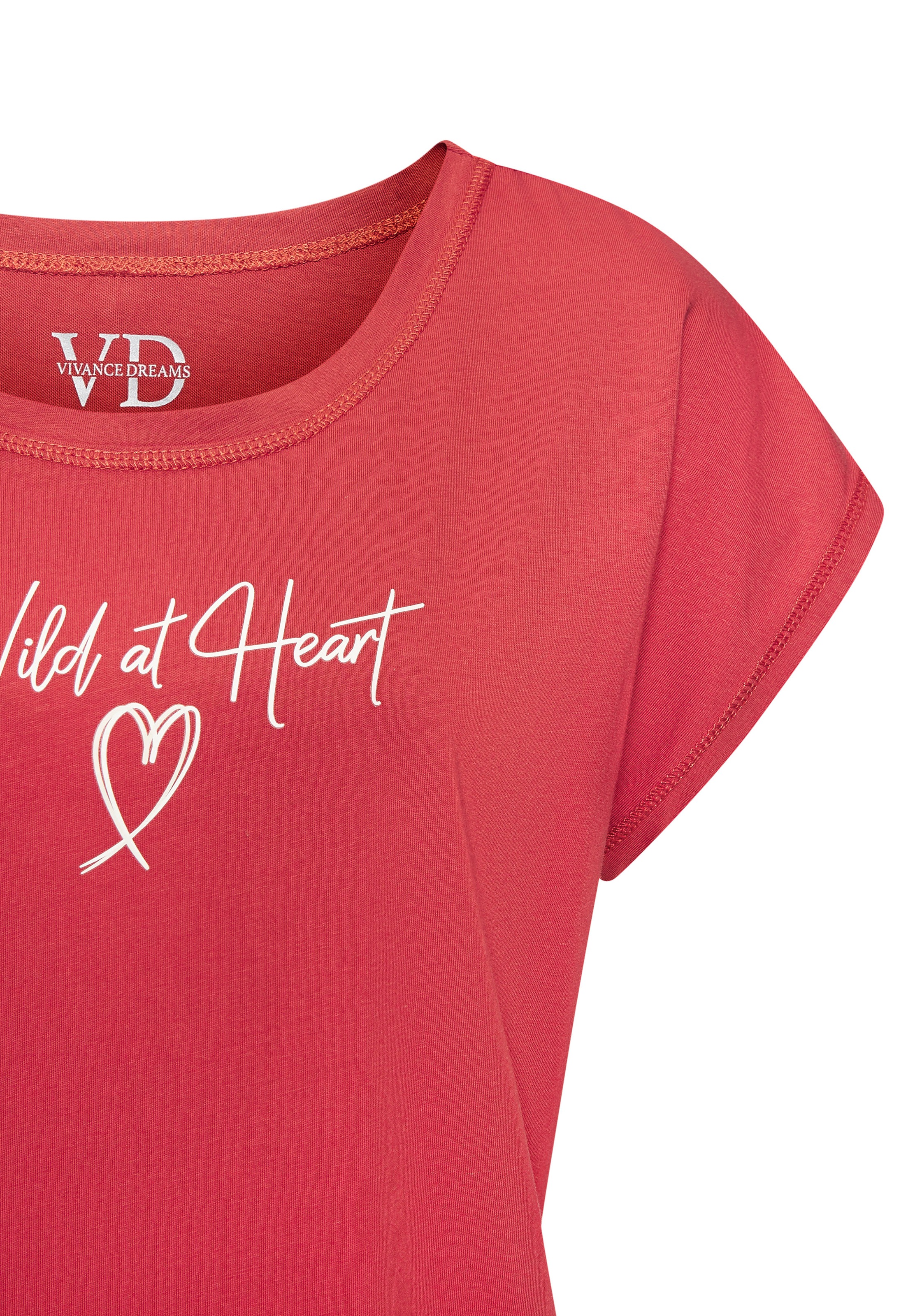 Vivance Dreams T-Shirt, mit Herzprint