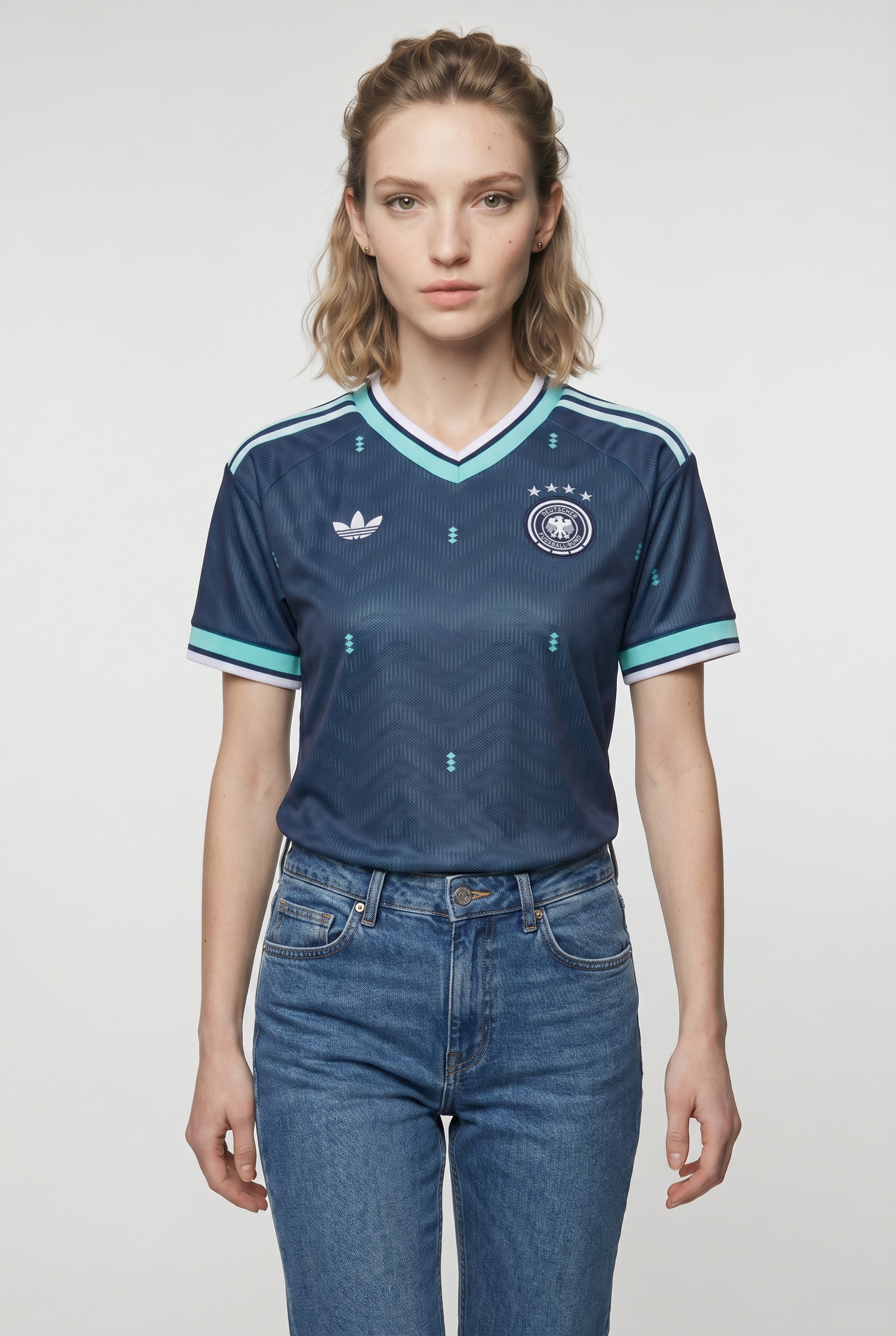 adidas Performance Fußballtrikot "DEUTSCHLAND 26 AUSWÄRTSTRIKOT" mit Climacool Technologie, Doppelstrickkonstruktion