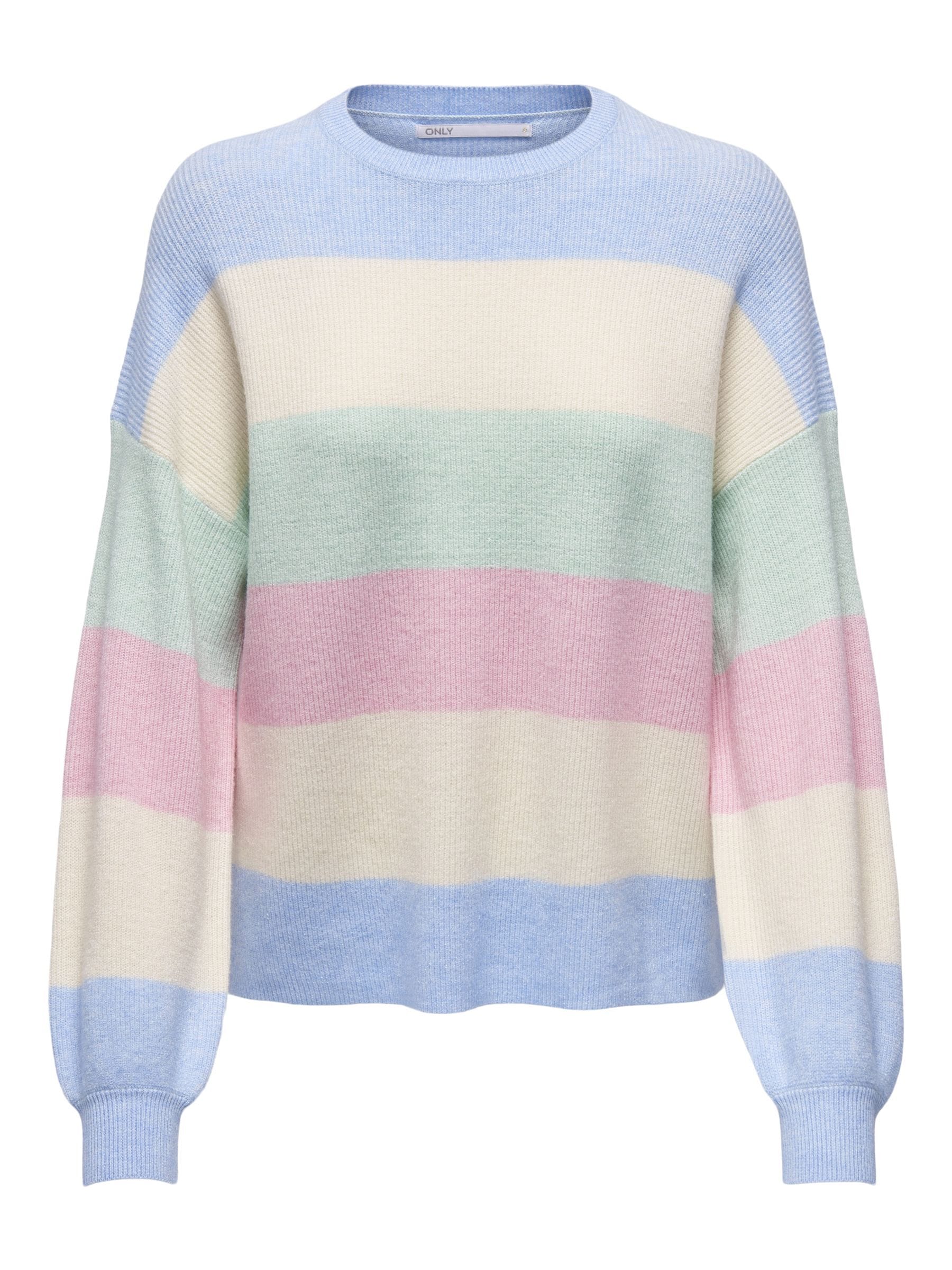 ONLY Strickpullover »ONLATIA L/S STRIPE PULLOVER KNT NOOS«