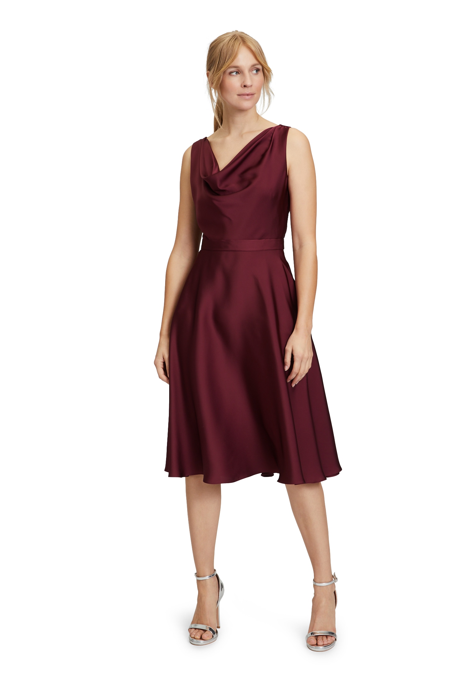 Vera Mont Cocktailkleid "Vera Mont Cocktailkleid mit Wasserfallausschnitt", Form