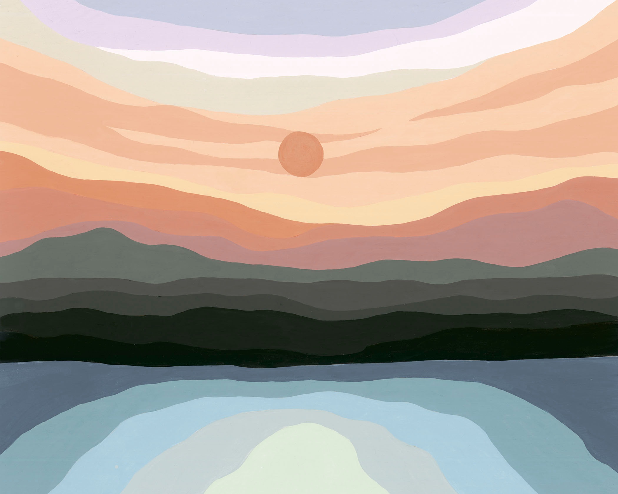 Ravensburger Malen nach Zahlen »CreArt, Minimalistic Landscape«, Made in Europe