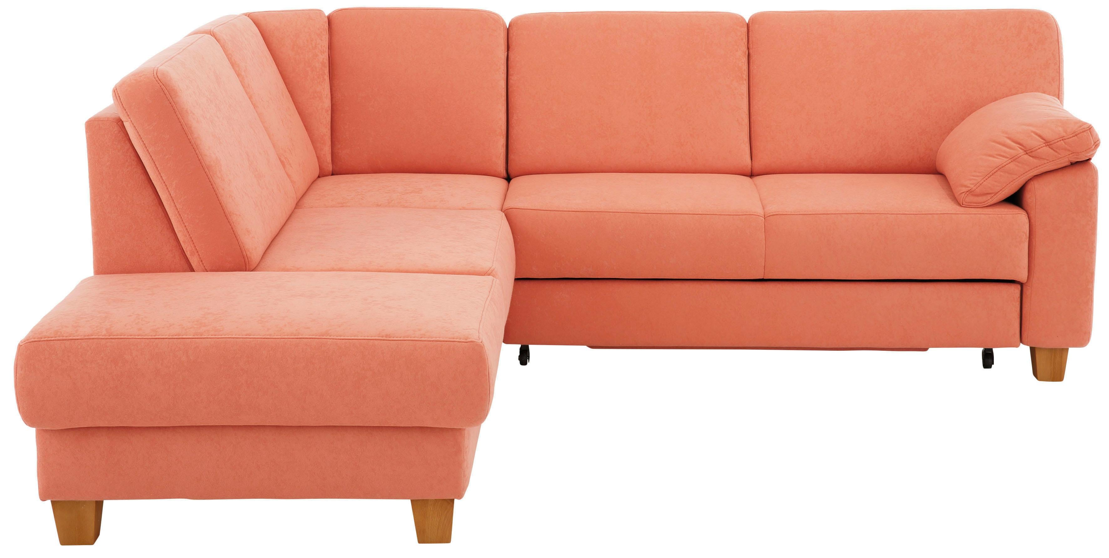 Home affaire Ecksofa "Belfort L-Form" mit Federkern, wahlweise mit Schlaffunktion und Stauraum