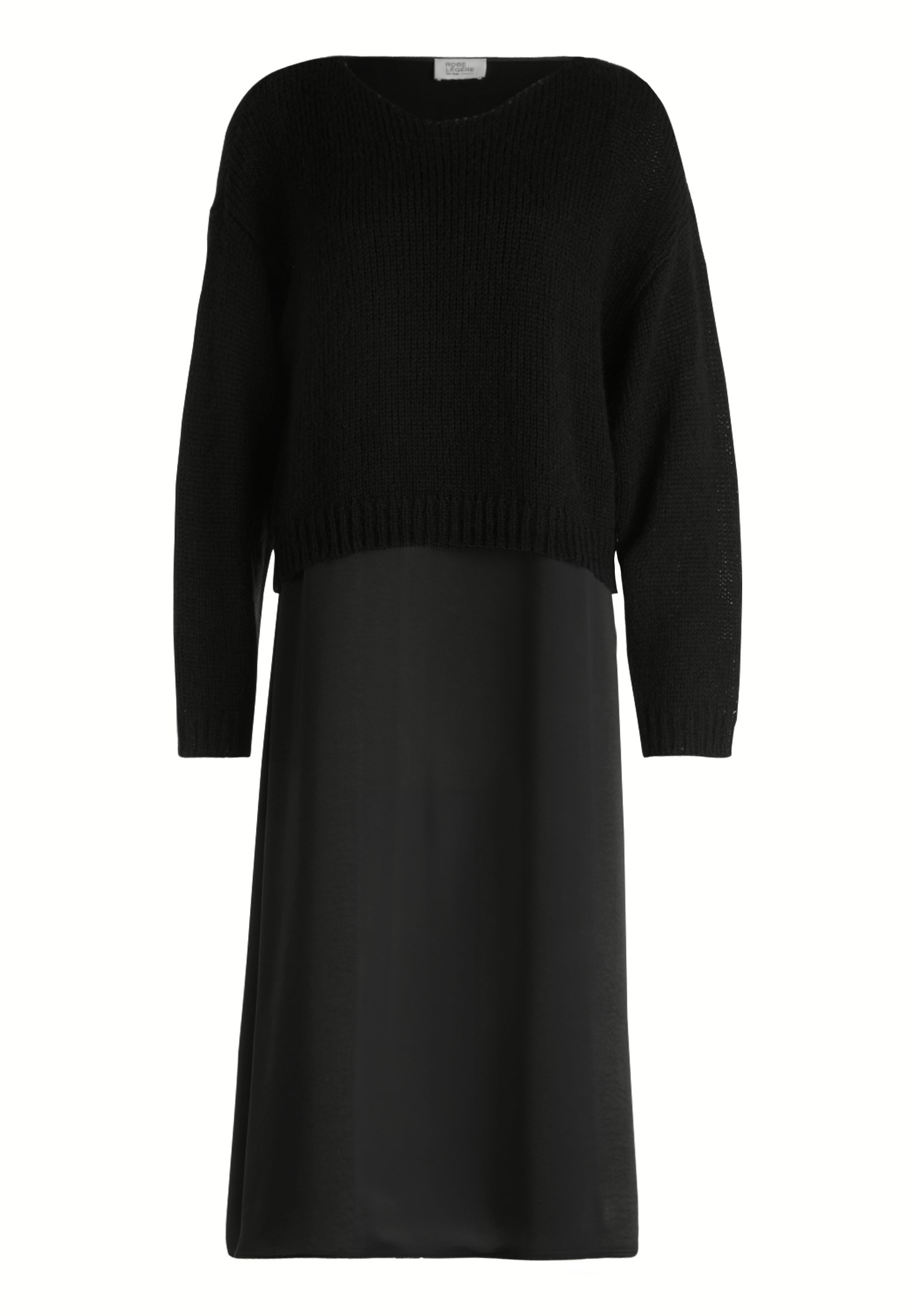 Vera Mont Druckkleid »Vera Mont Damen Casual-Kleid zweiteilig«, Materialmix
