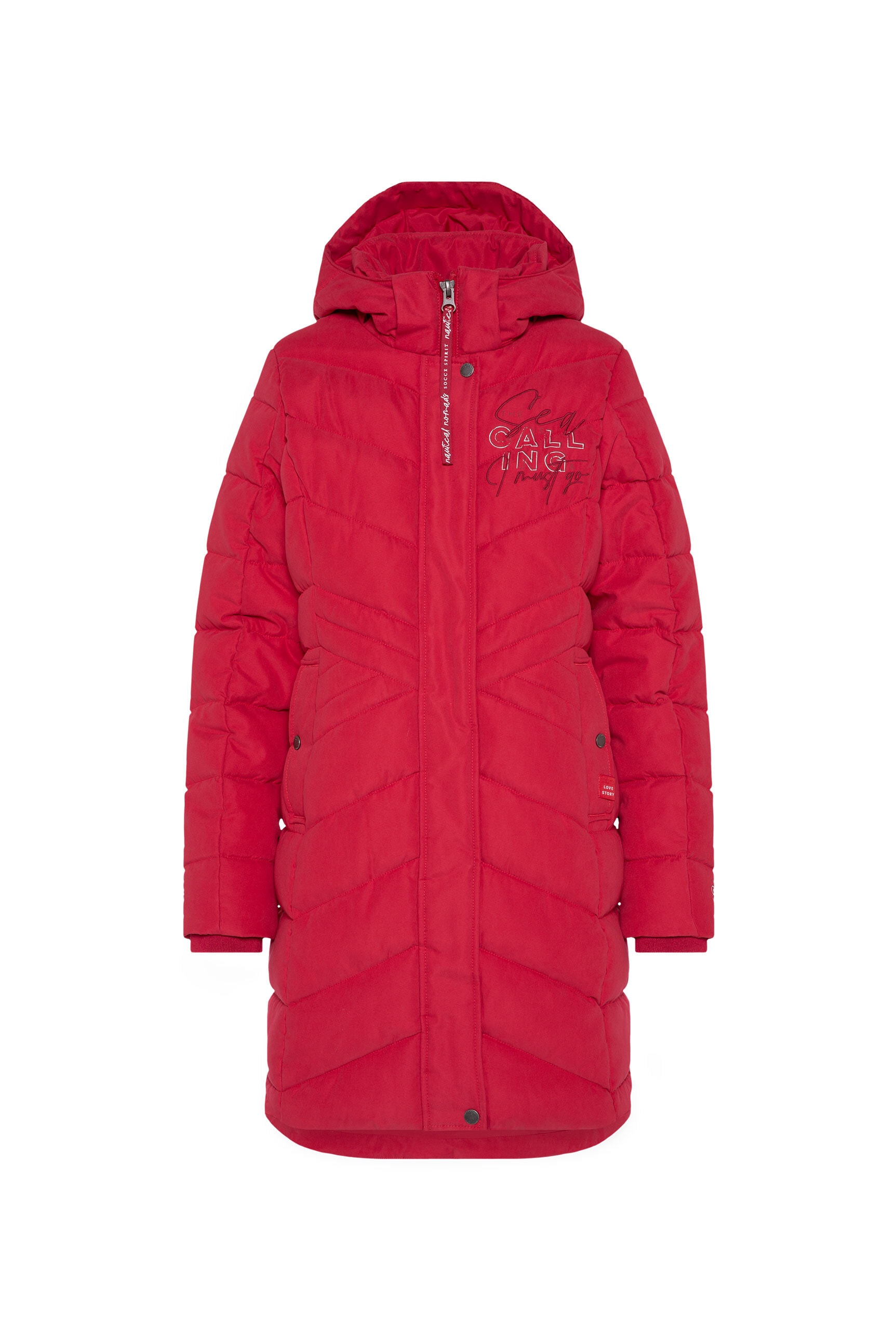 SOCCX Parka mit Kapuze mit Windbreaker-Bündchen