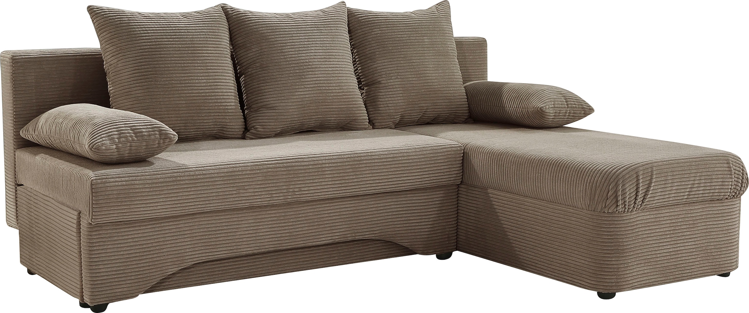 Jockenhöfer Gruppe Ecksofa »Polaris L-Form, B: 191 cm« mit Bettfunktion & Bettkasten, Unser Dauertiefpreis