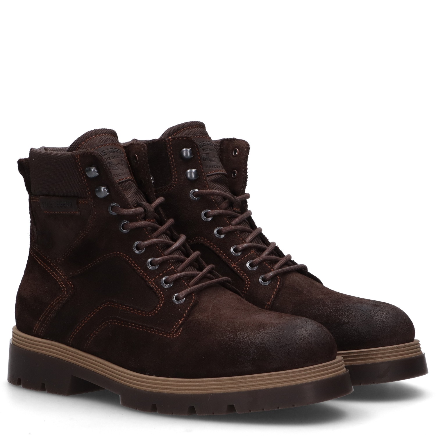 PME LEGEND Schnürstiefelette "SKYVAN" Schnürboots, Workerboots im Used-Look