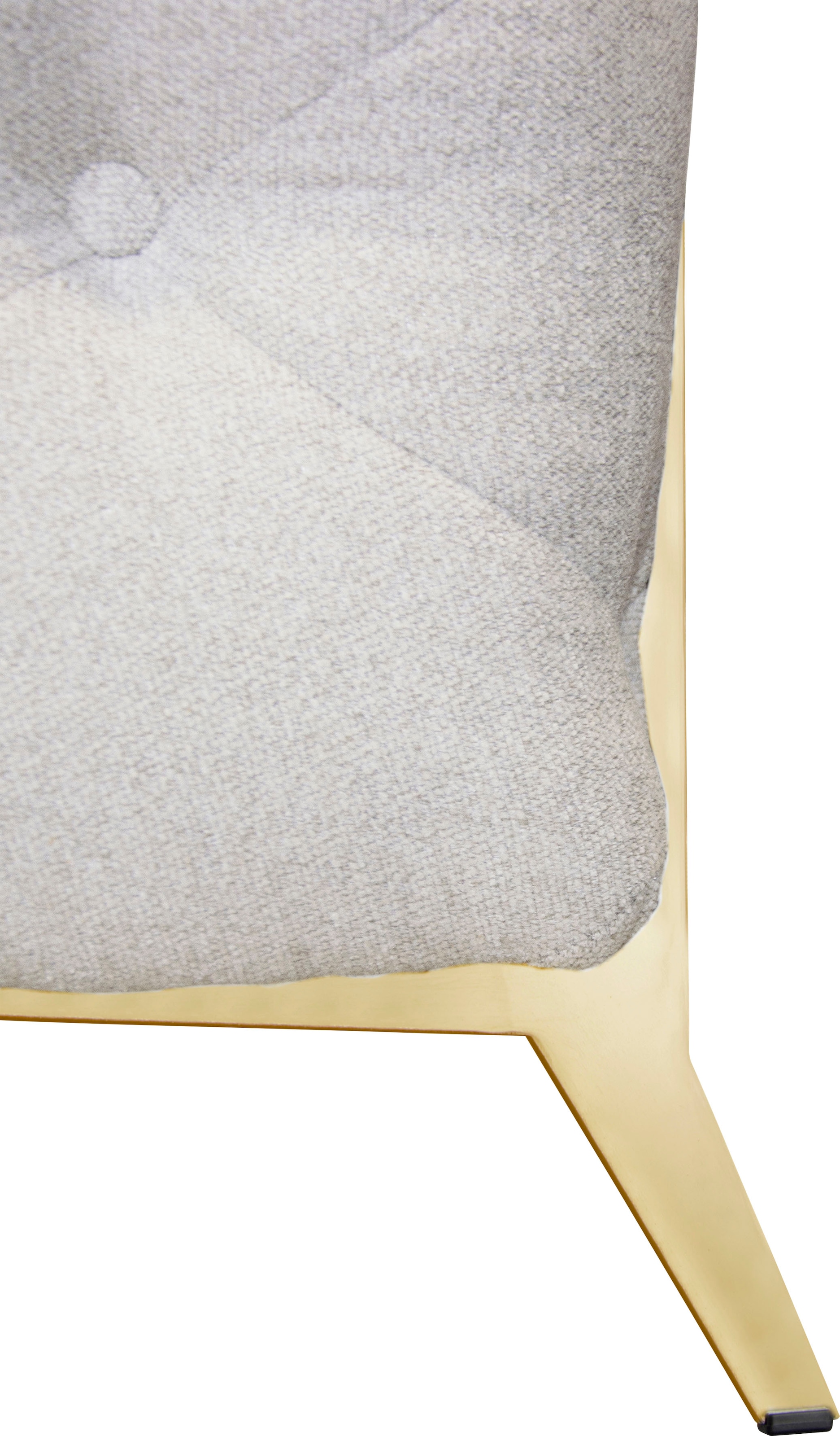 Leonique Chesterfield-Sofa »Amaury L-Form«, moderne Chersterfield-Optik, Breite 262 cm, Fußfarbe wählbar