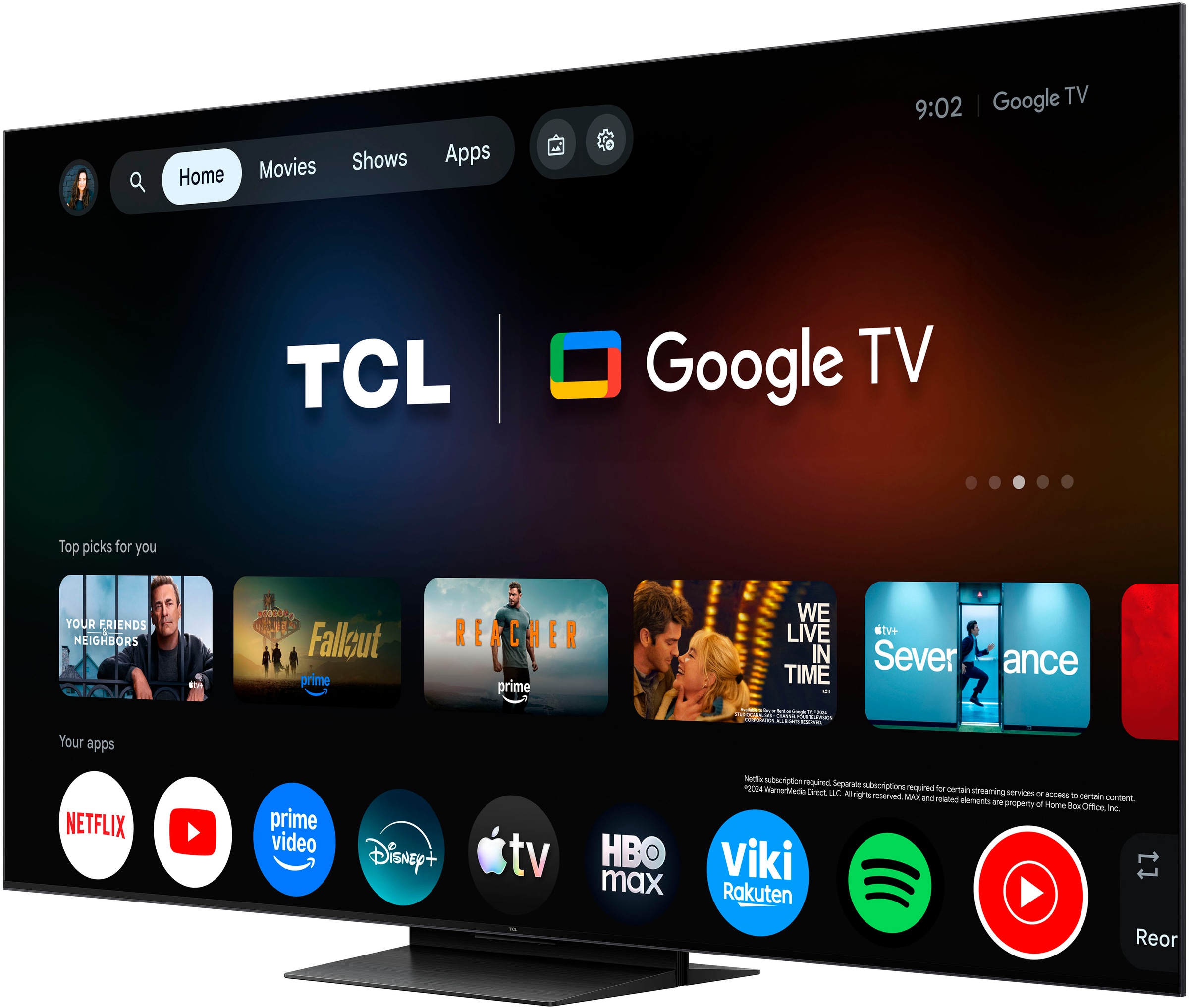 TCL Mini-LED-Fernseher »75RM7LX1« 189 cm/75 ″