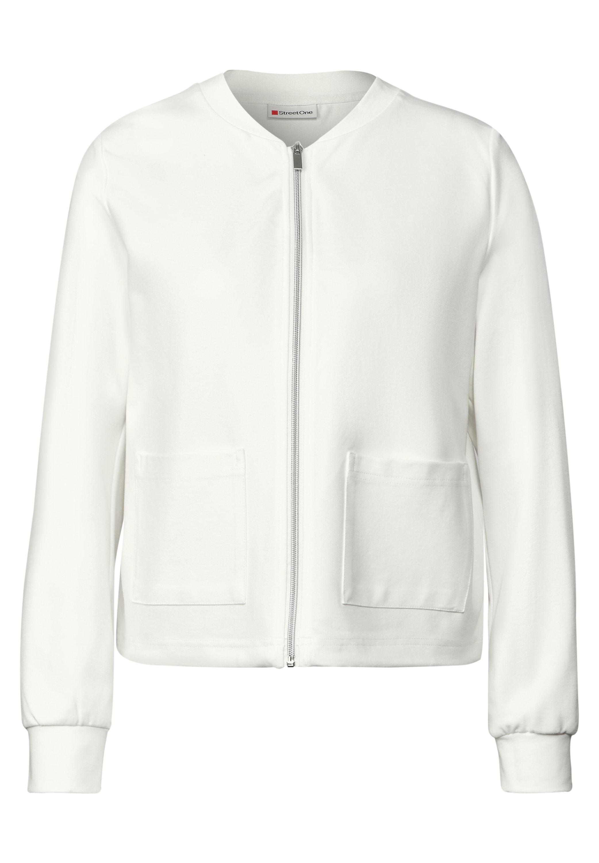STREET ONE Sweatjacke, aus softem Materialmix