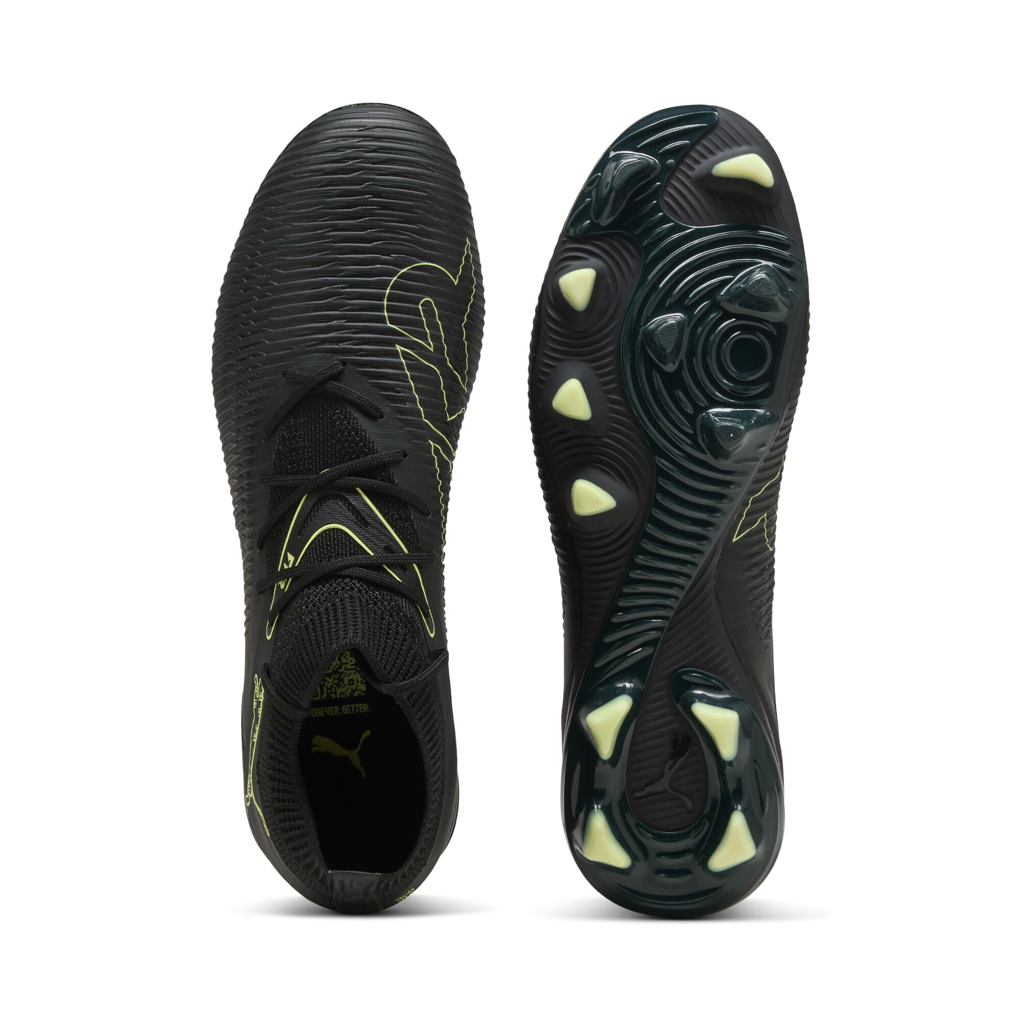 Puma Chaussures De Football Future 8 Match Fg/ag PUMA Black / Fizzy Light / Green Terrain EU 42 Homme 3