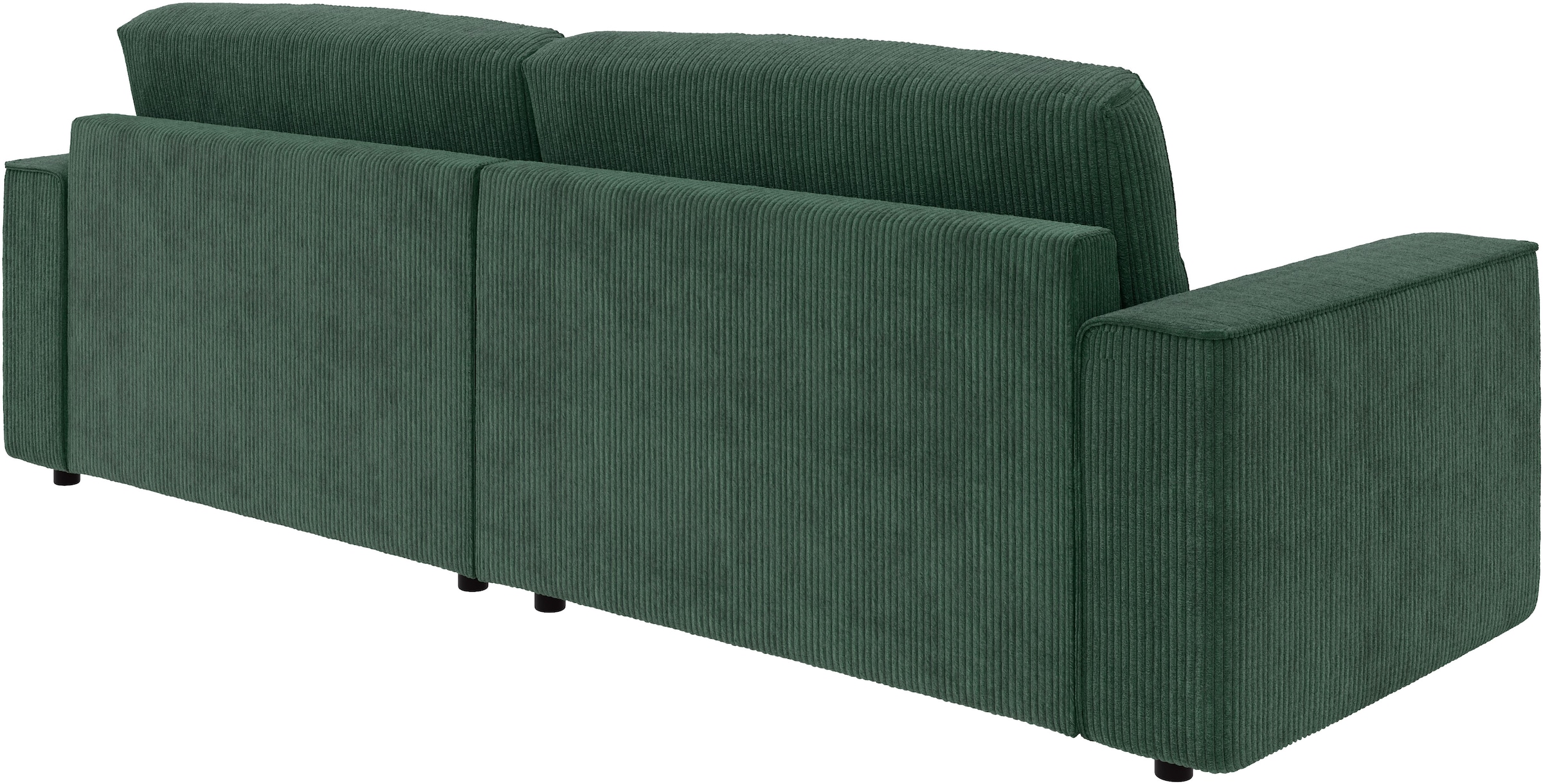 INOSIGN Ecksofa »Chance, Recamiere beidseitig montierbar, Schlaffunktion, Breite 265 cm«, in Cordstoff HYPER, mit Schlaffunktion und Bettkasten