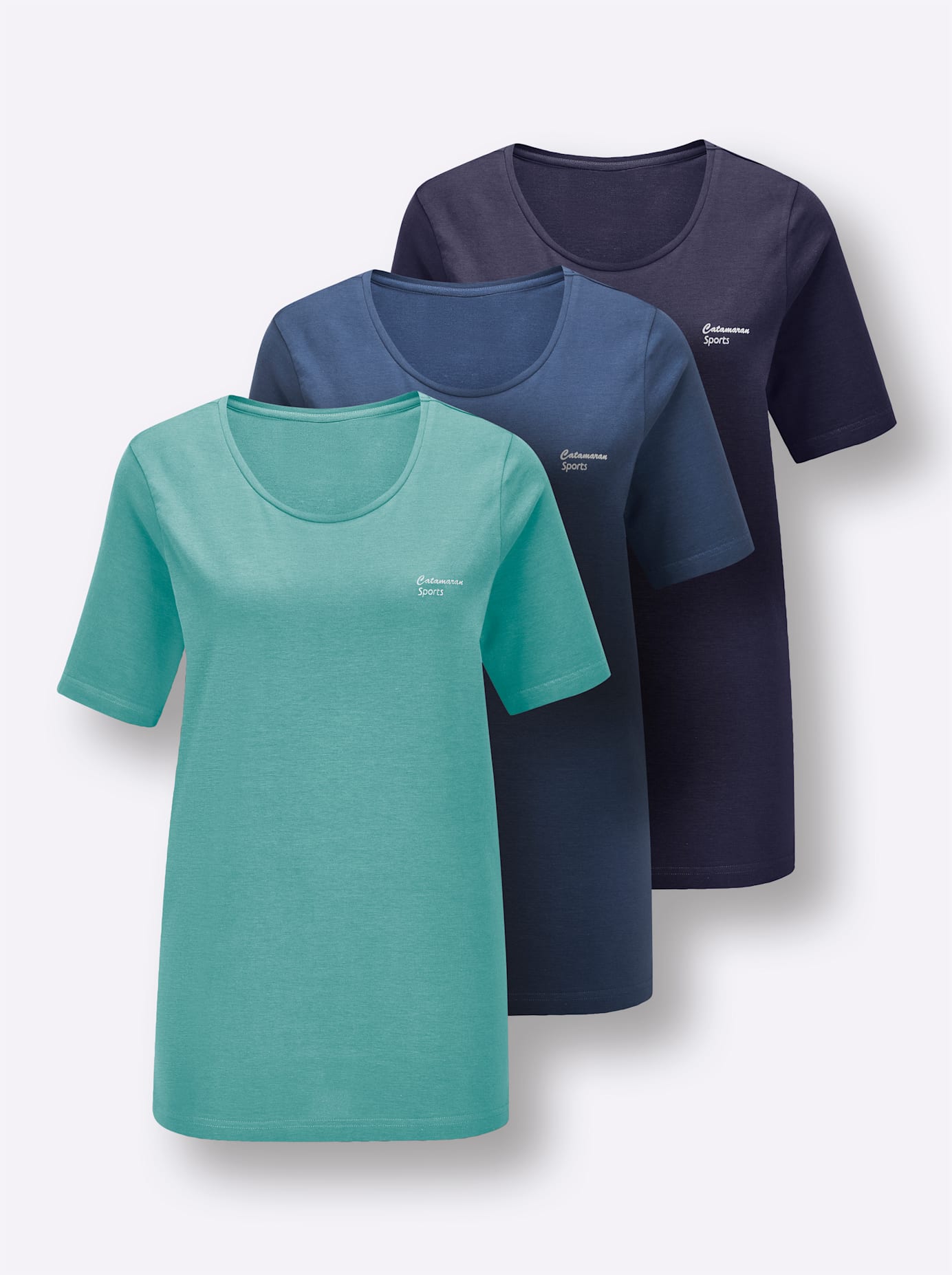 Catamaran Fledermausshirt "Dreierpack Shirts" 3 tlg.