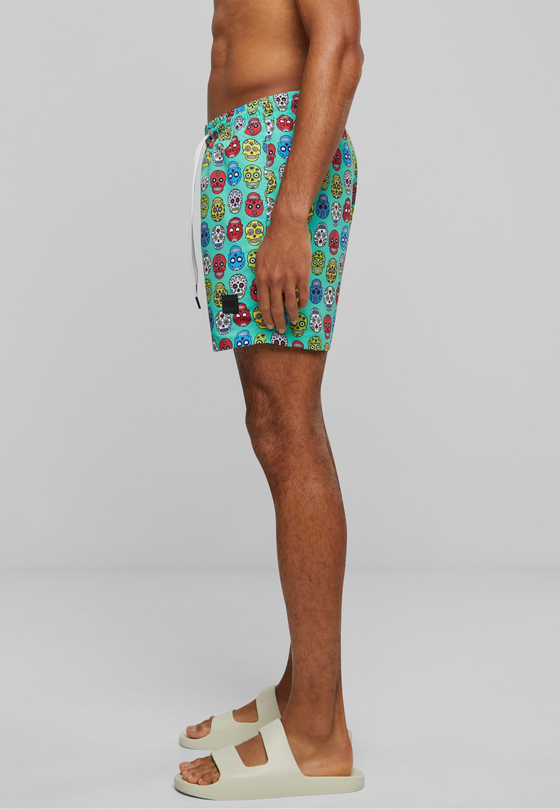 URBAN CLASSICS Badeshorts »Urban Classics Herren Pattern Swim Shorts«