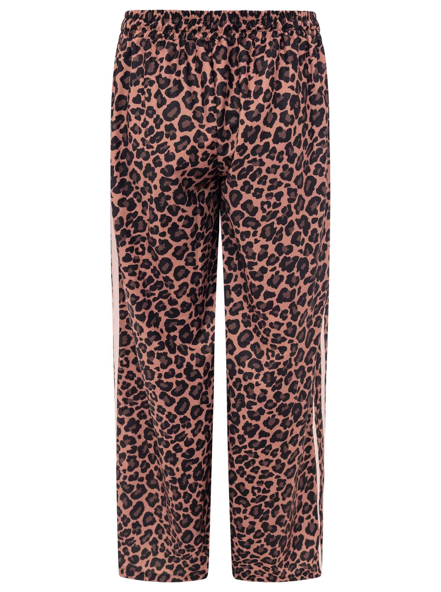 Zwillingsherz Stoffhose »"Leo"«  leichte Viskose, moderner Leo-Print, glänzend, mit Zugband am Bund