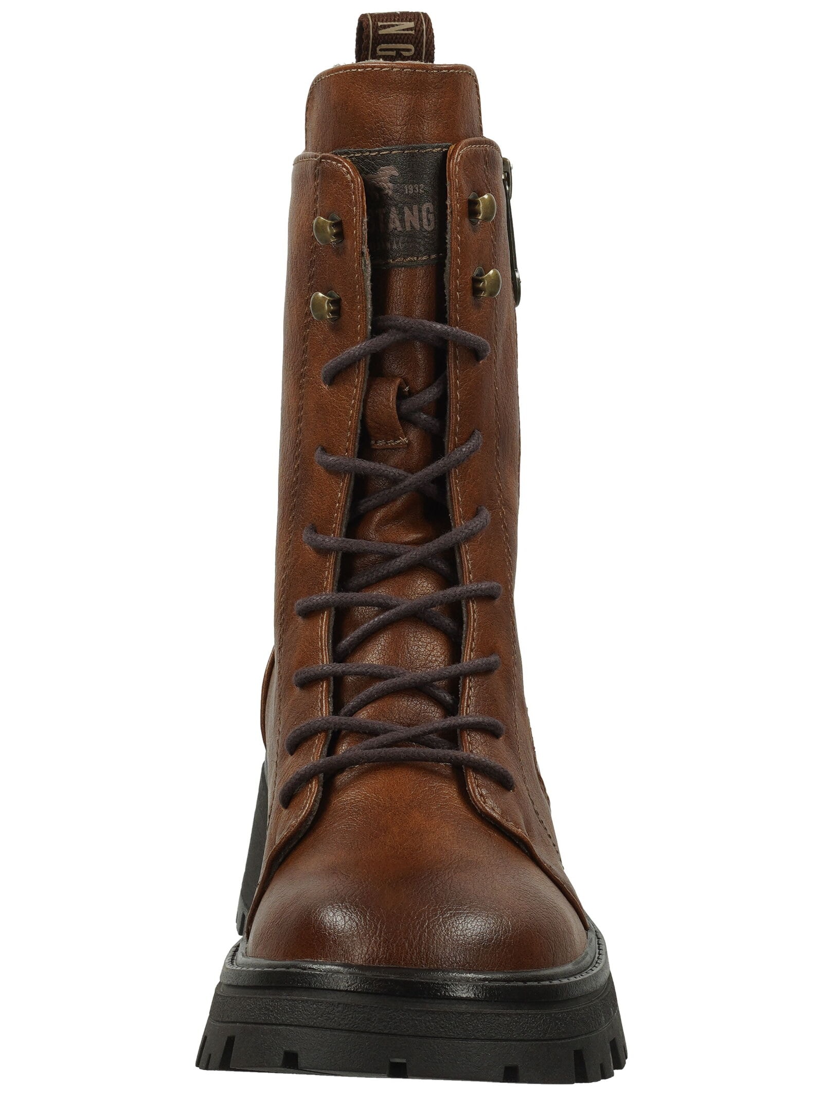 Mustang Shoes Schnürstiefelette »Mustang Shoes Stiefelette Lederimitat«