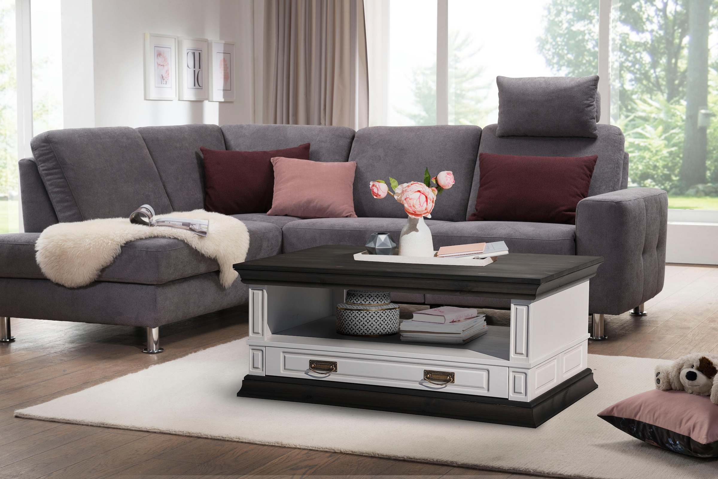 Home affaire Couchtisch »Vinales«, Breite 100 cm, mit 1 Schublade