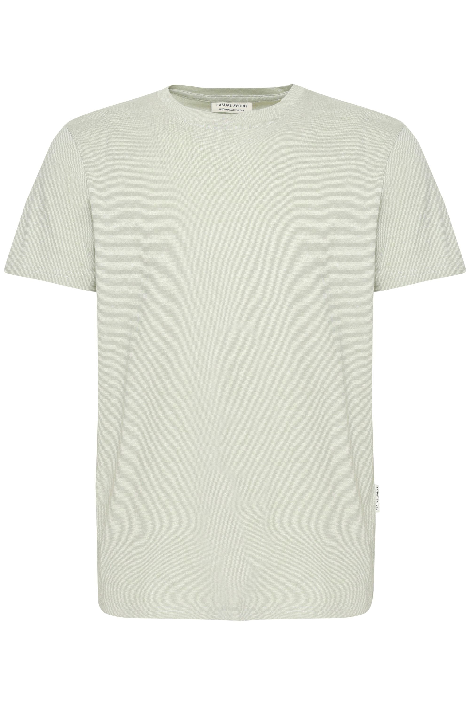 T-Shirt CASUAL FRIDAY "T-Shirt CFThor", Damen, Gr. 3XL, grün (tea), Obermaterial: 100% Baumwolle CO., Shirts T-Shirt
