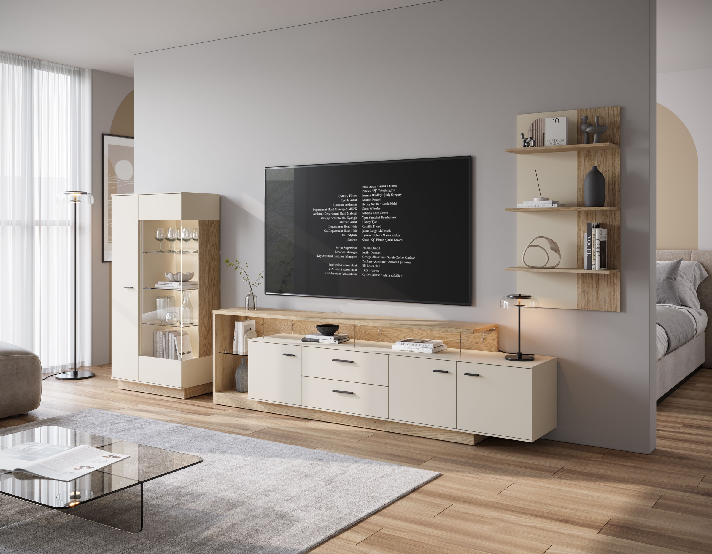 Home affaire Couchtisch Couchtisch, Breite 100 cm, moderner Sofatisch, großzügige Ablagefläche