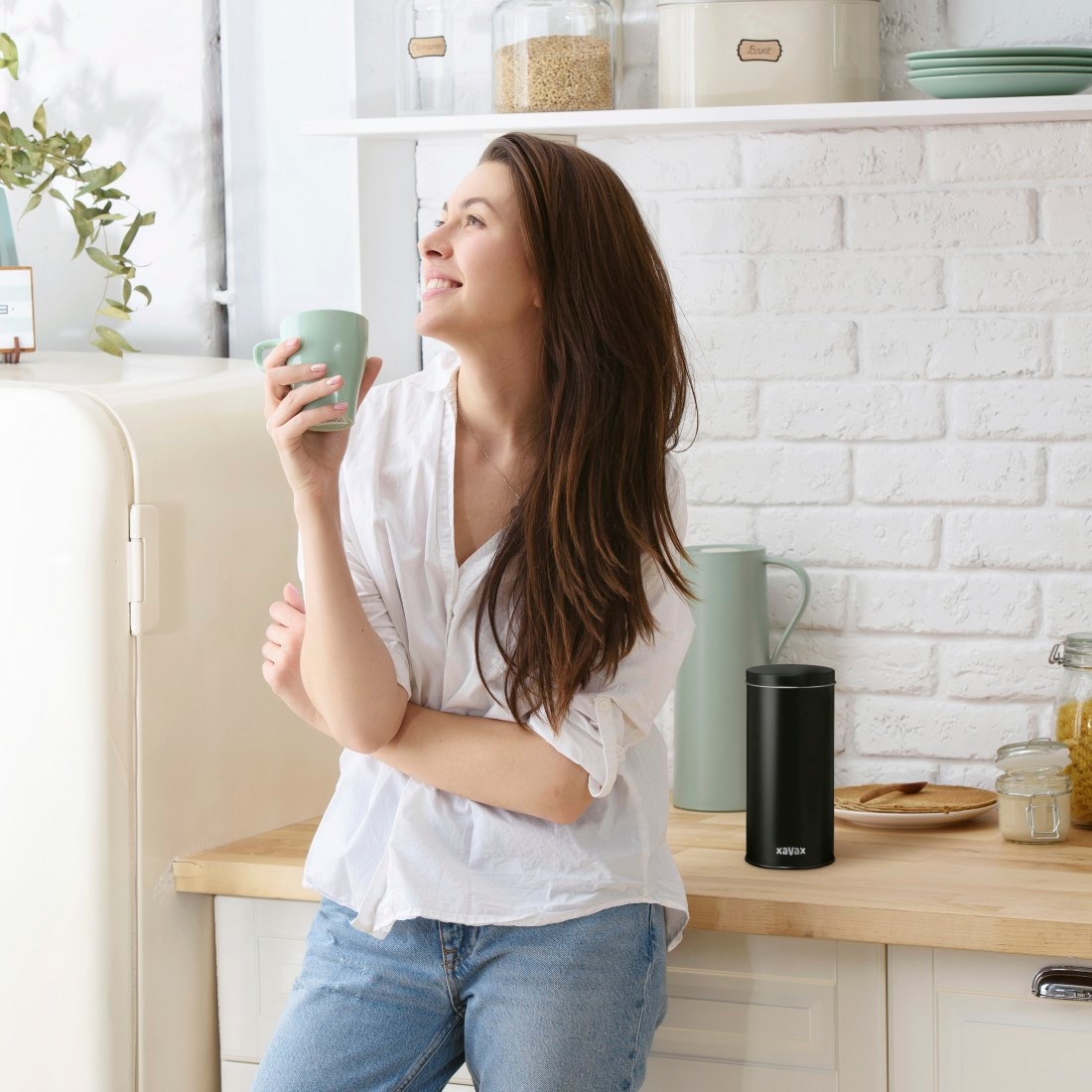 Xavax Kaffeedose "Kaffeepad Dose zur Aufbewahrung von 20 Senseo Pads" 1 Stk günstig online kaufen