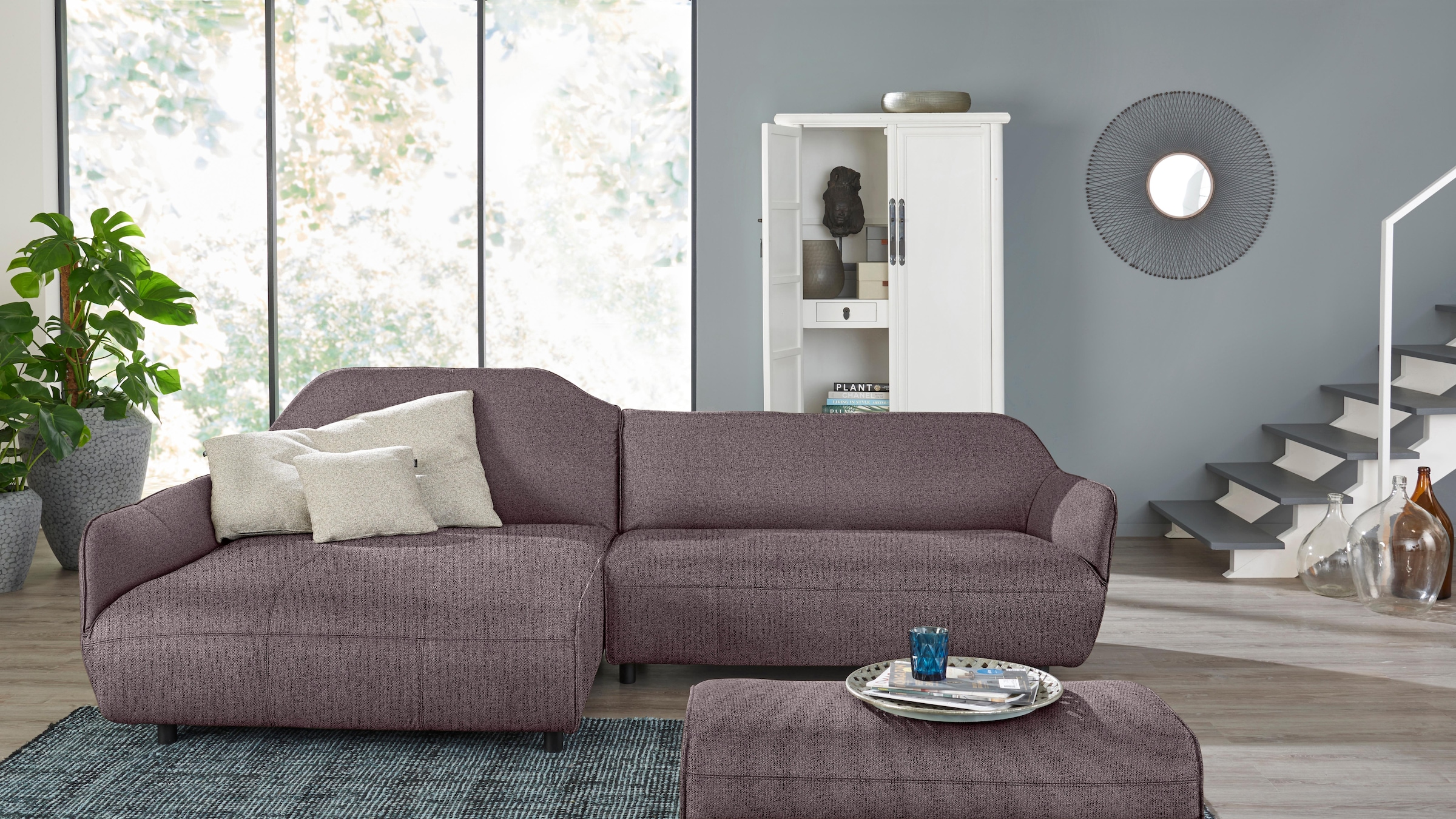 Creation BY ROLF BENZ Ecksofa "CR.480, Designecksofa, L-Form", Wahlweise au günstig online kaufen