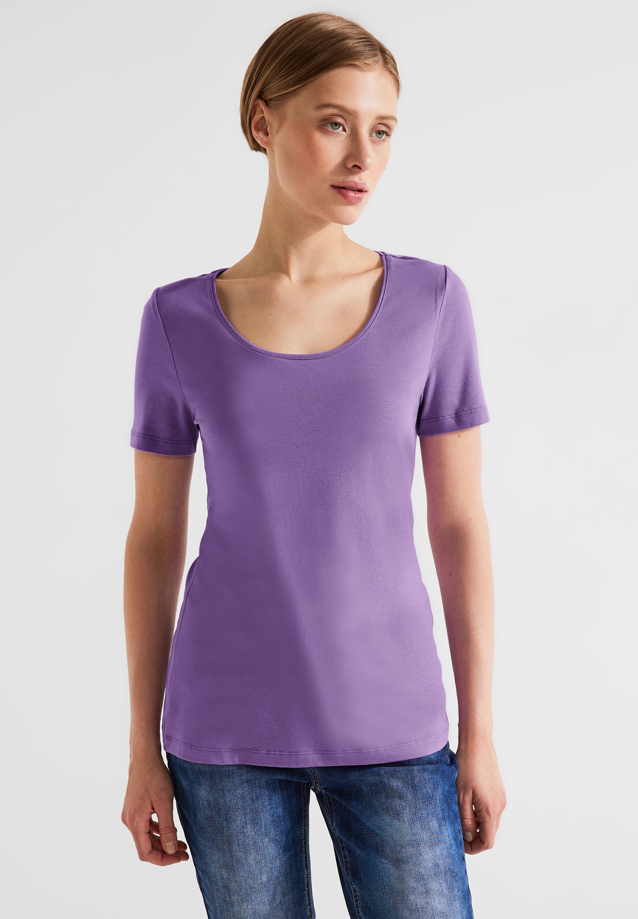 bestellen Unifarbe T-Shirt, BAUR in | ONE für STREET