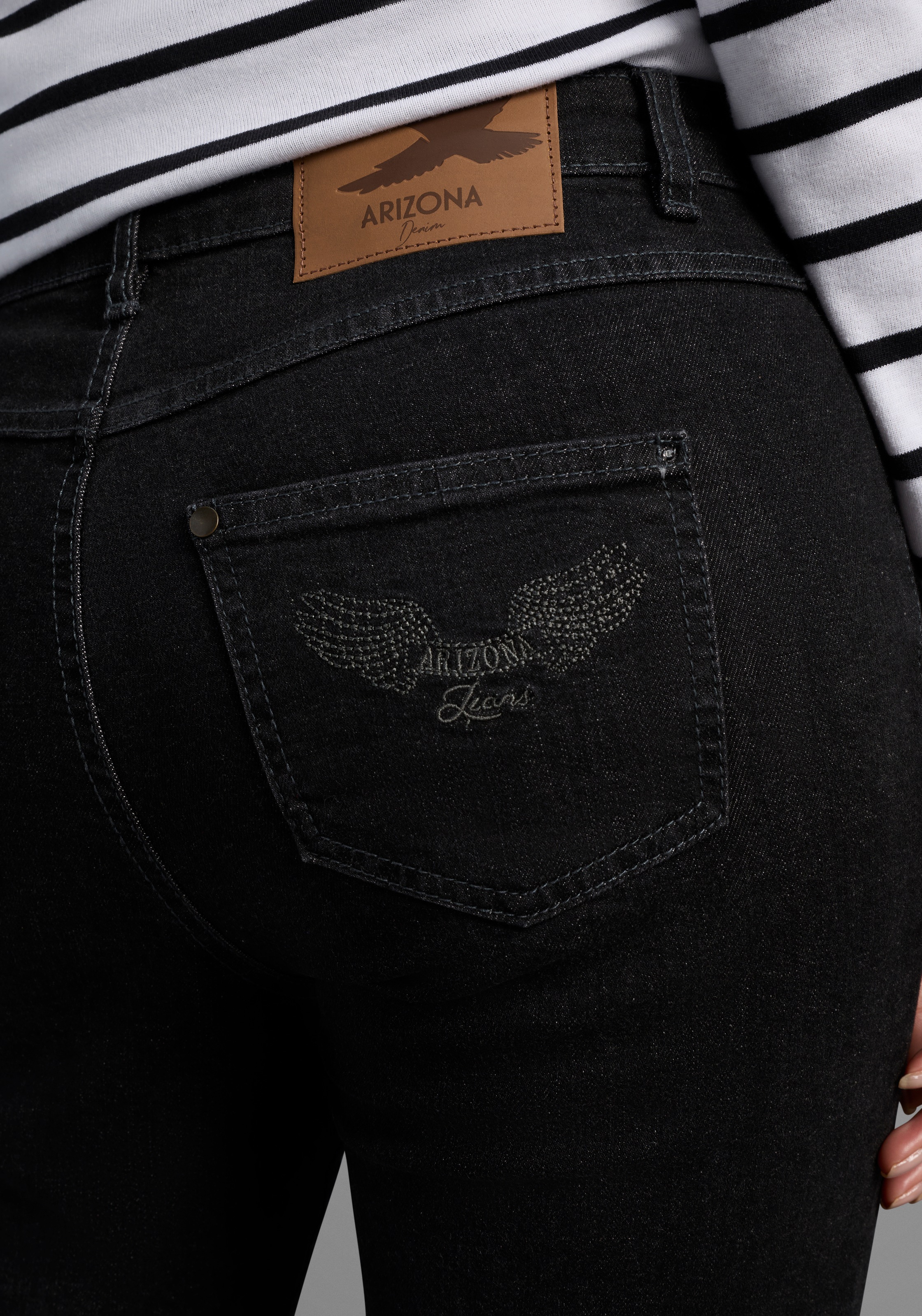 Gerade Jeans Arizona Comfort-Fit Black 50 2