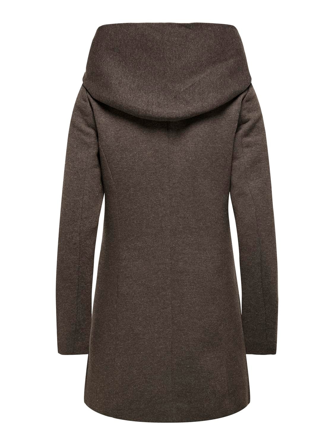 ONLY Langjacke »ONLSEDONA LIGHT COAT OTW NOOS«, mit Kapuze, in melierter Optik