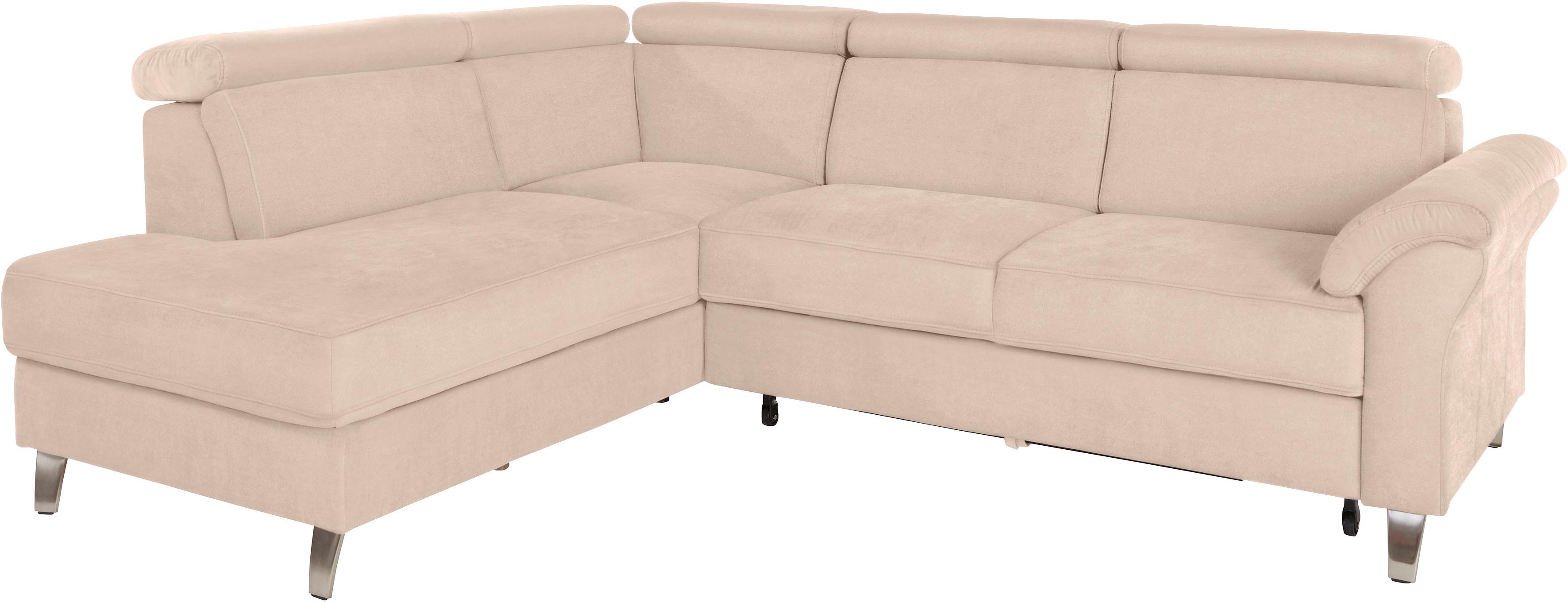 sit&more Ecksofa "Arngast L-Form" inklusive Kopfteilverstellung und Federkern
