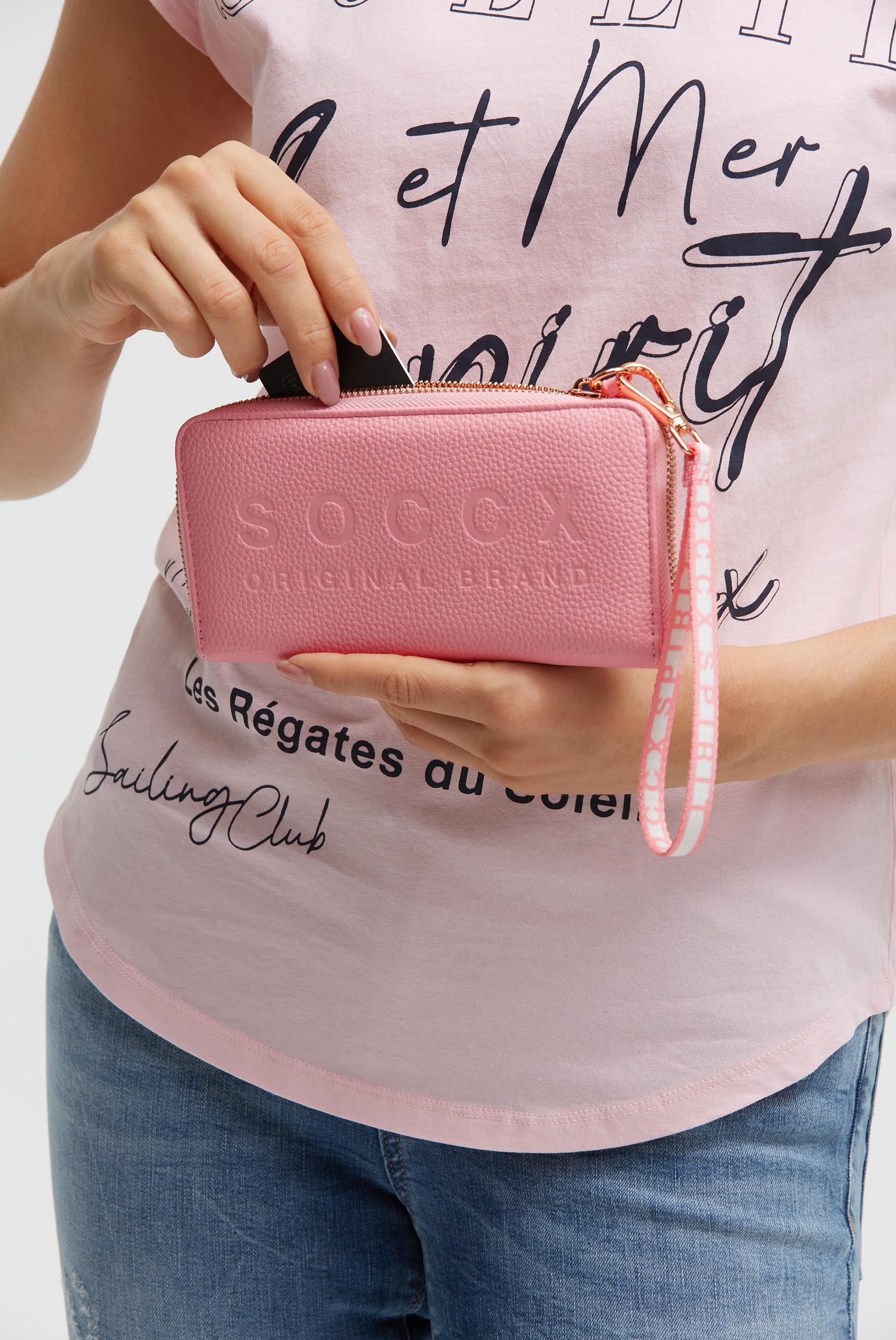 SOCCX Geldbörse Logo-Prägung