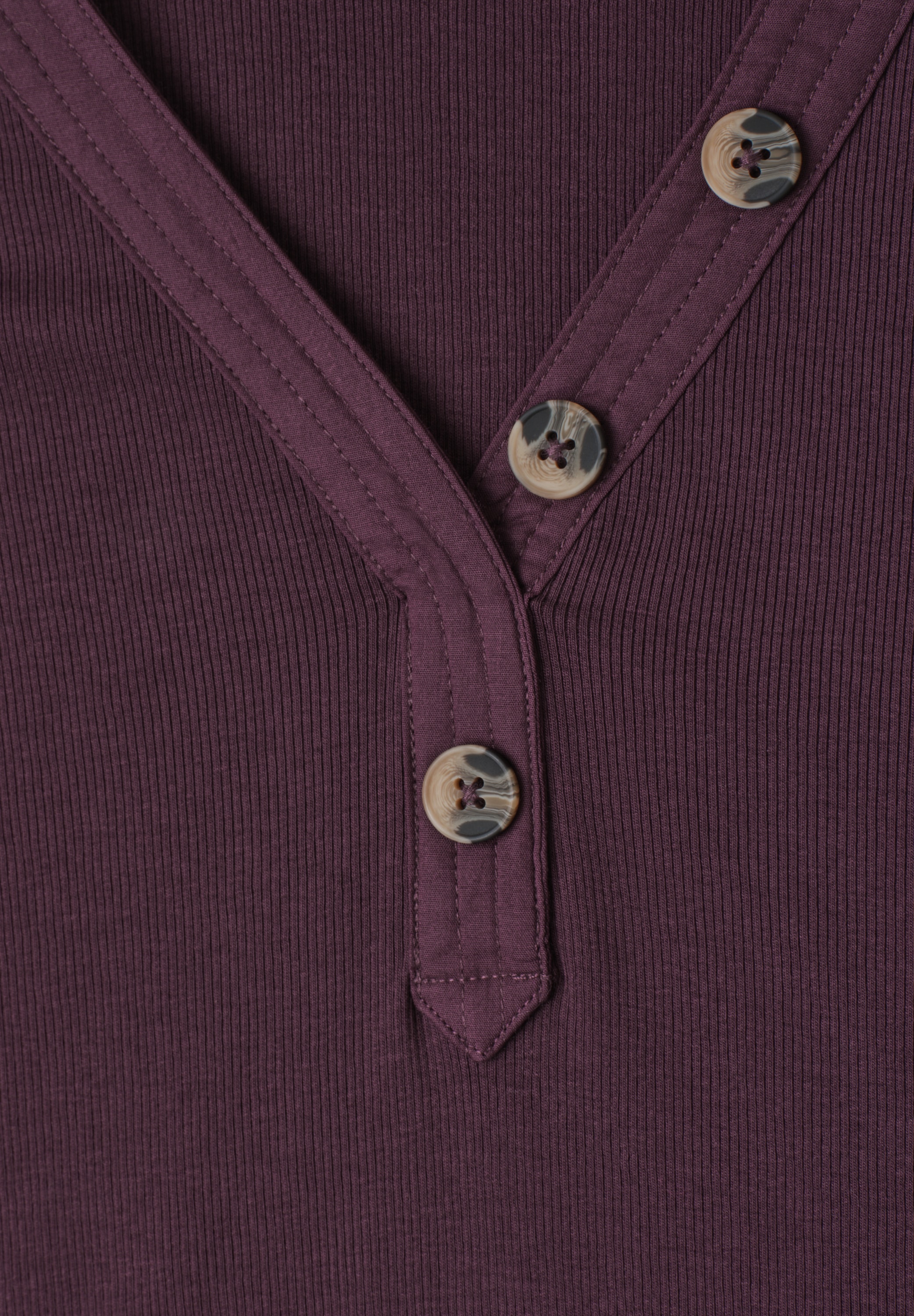 STREET ONE STUDIO 3/4-Arm-Shirt mit Knopfleiste