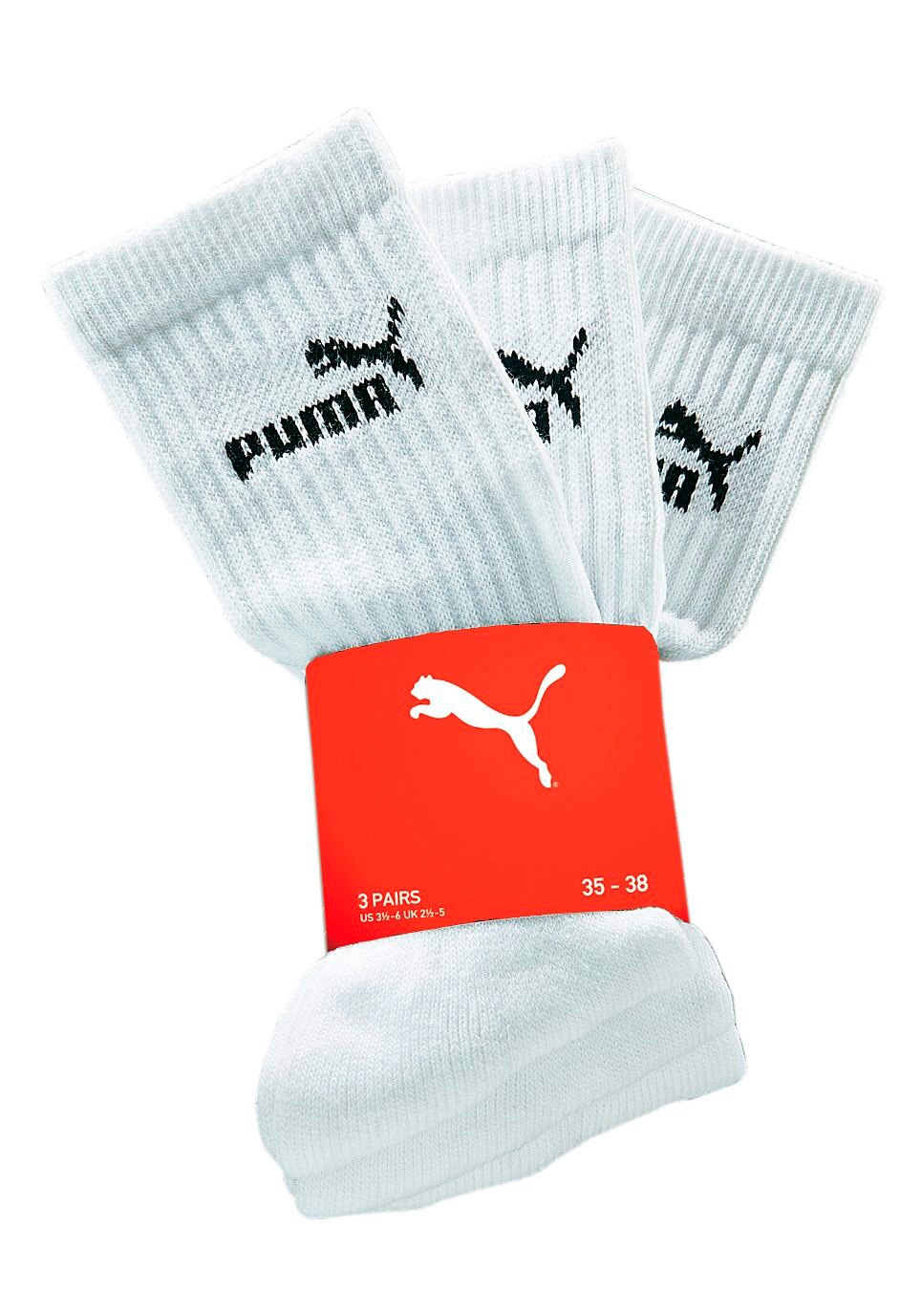 PUMA Freizeitsocken 3 Stk. tlg. Atmungsaktiv, feuchtigkeitsregulierend, Str günstig online kaufen