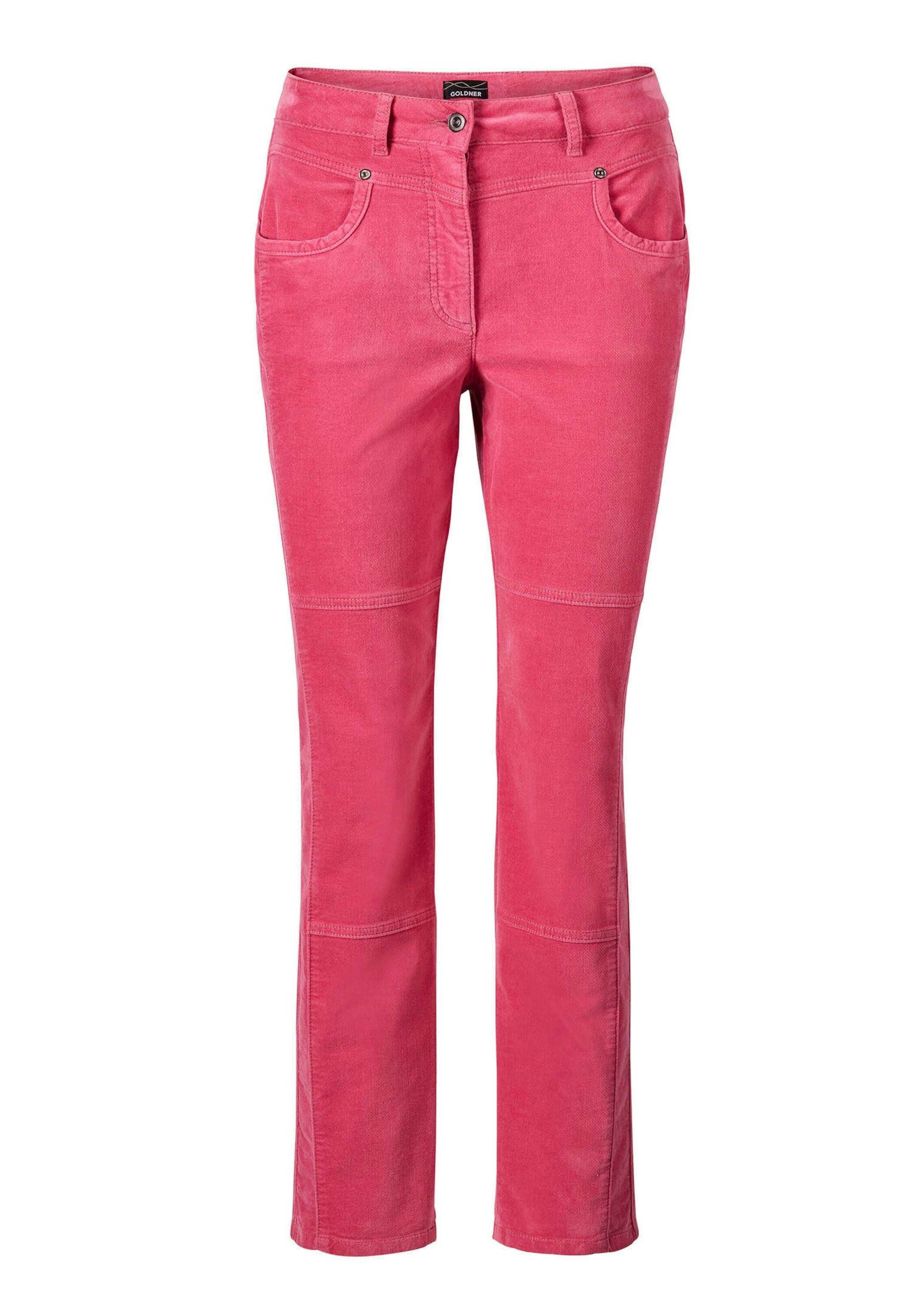 GOLDNER Schlupfhose "Bequeme Samthose mit Wascheffekt" günstig online kaufen