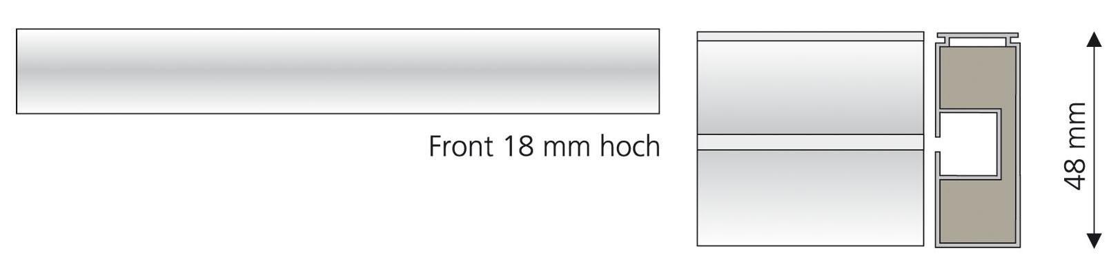 Liedeco Gardinenstange 1 läufig-läufig Fixmaß günstig online kaufen