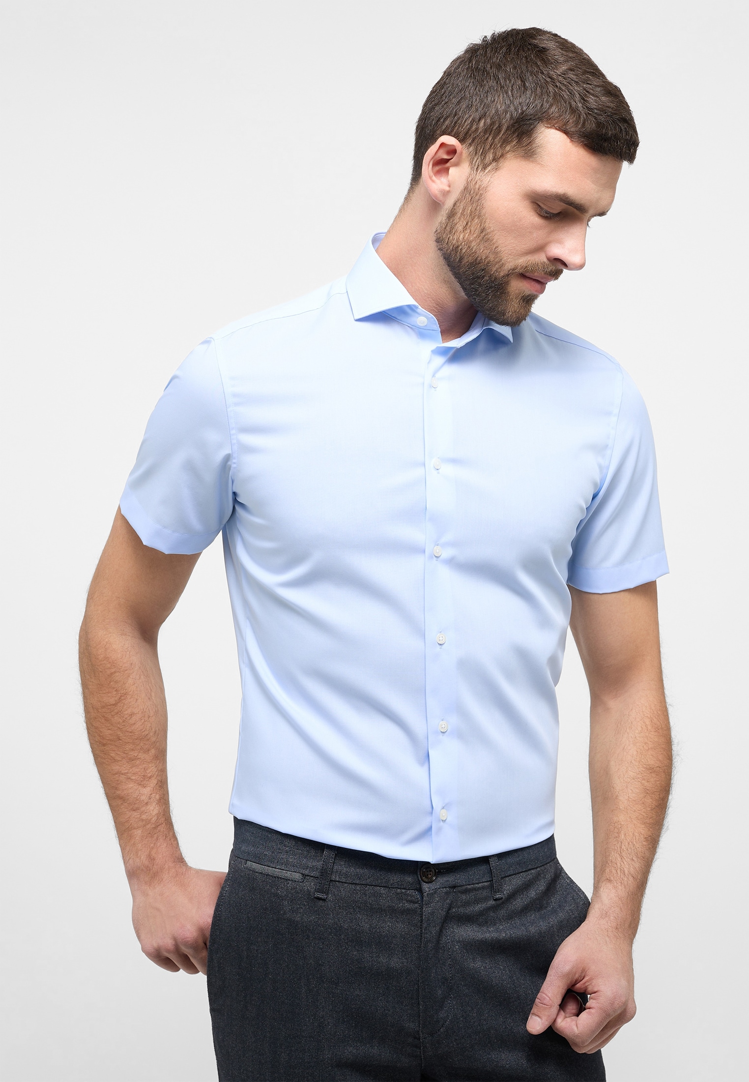 Eterna Kurzarmhemd "SLIM FIT" günstig online kaufen