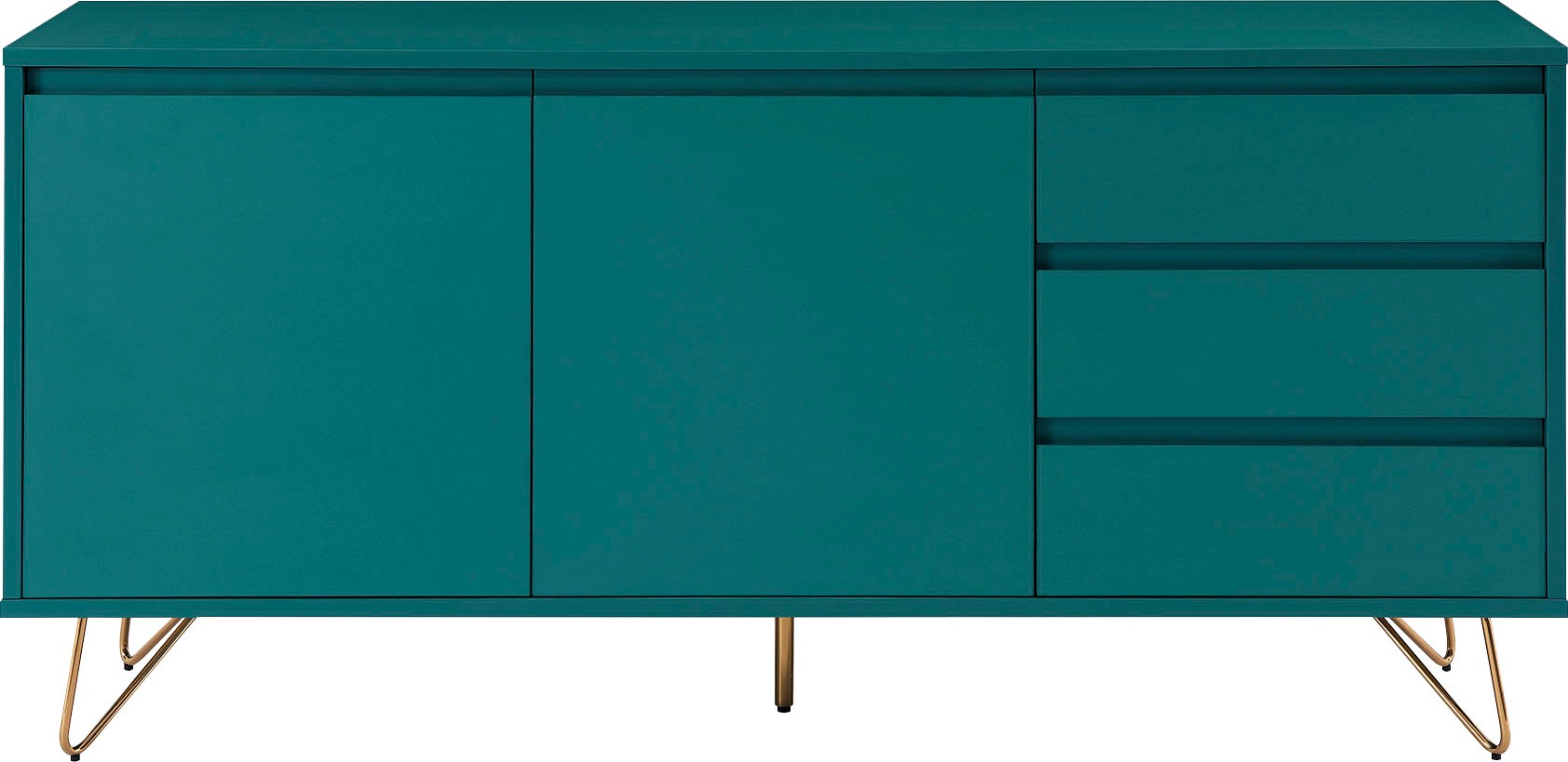 SalesFever Sideboard, Kommode mit Hairpin Beinen, Breite 150 cm günstig online kaufen