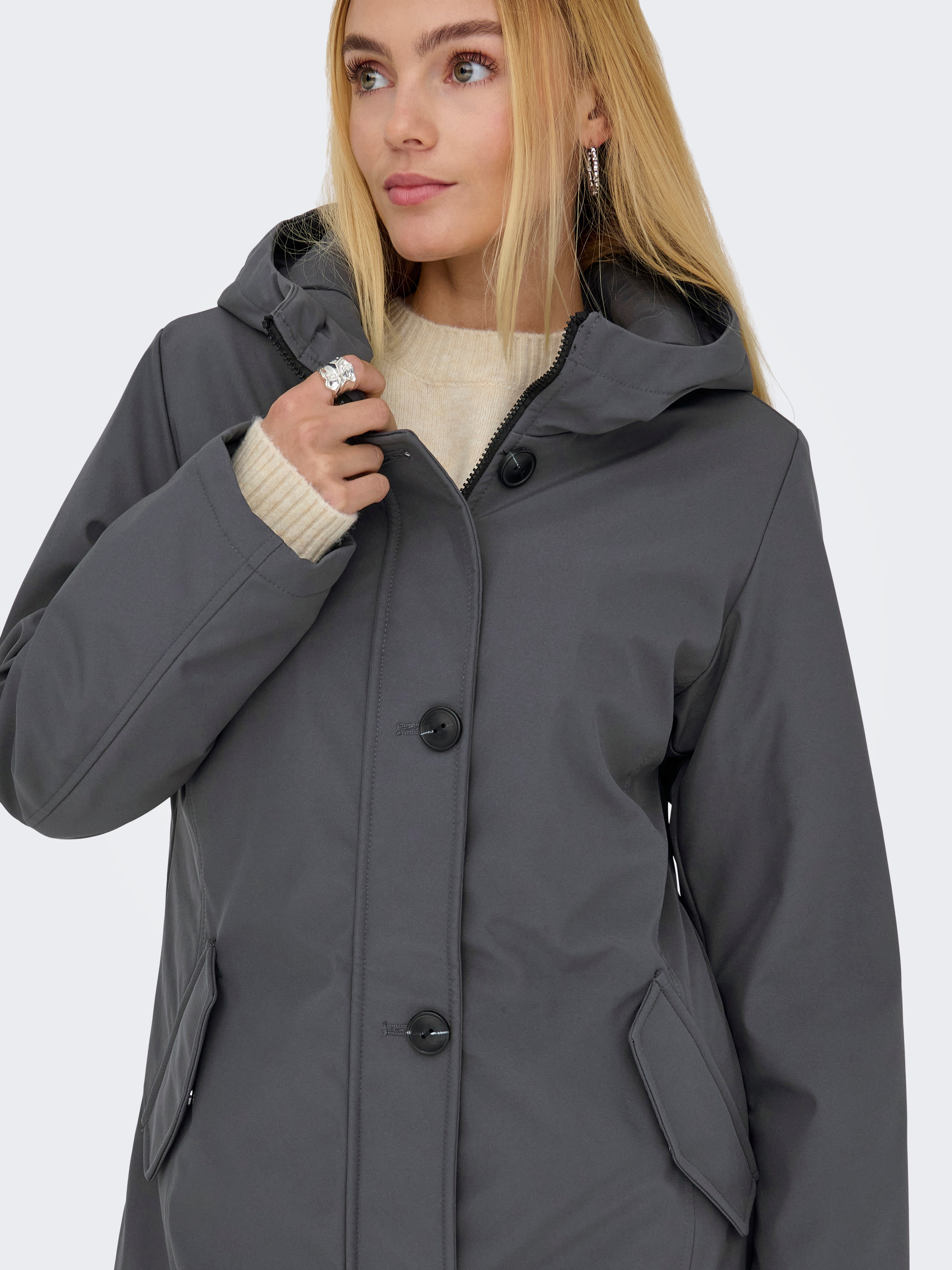 Thumbnail - ONLY Parka "ONLOLIVIA LIFE PARKA COAT CS OTW" mit Kapuze