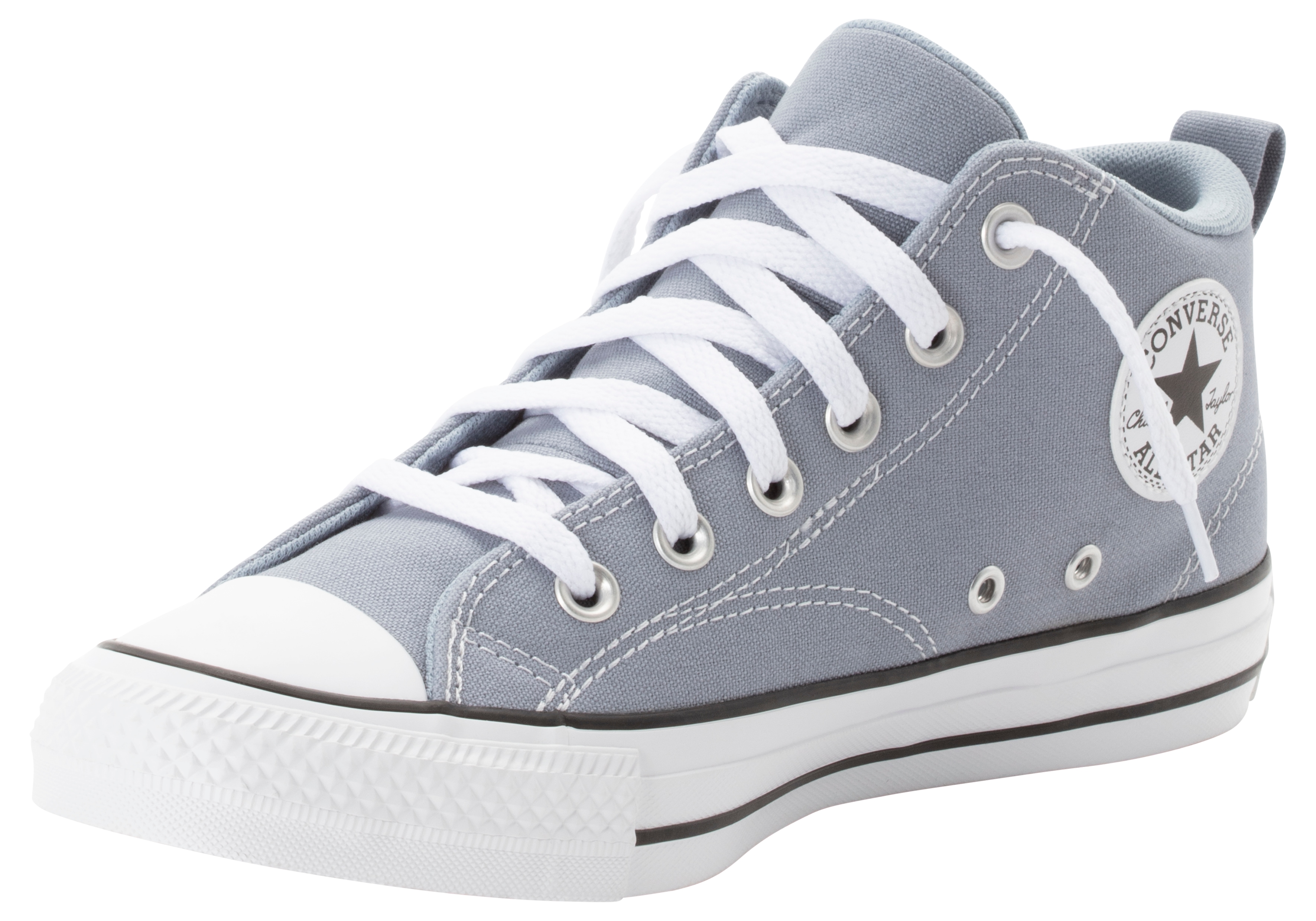 CONVERSE Jungen Sneaker "CHUCK TAYLOR ALL STAR MALDEN STREET", Gr. 37,5wet stone, weiß, schwarz, Textil, Schuhe